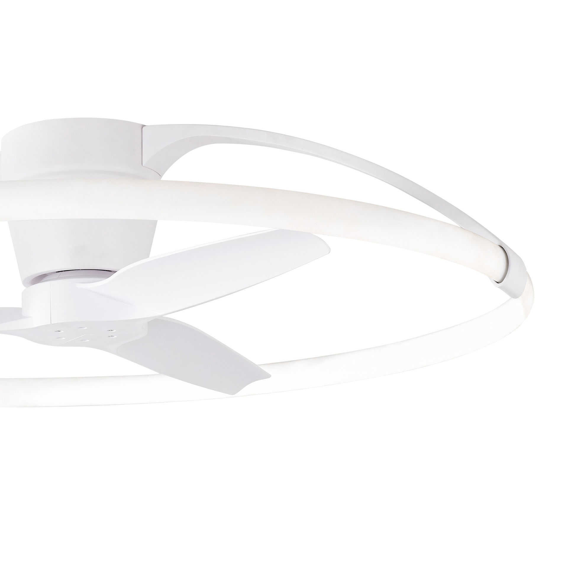 Nepal · Ventilador de aspas con luz · Blanco
