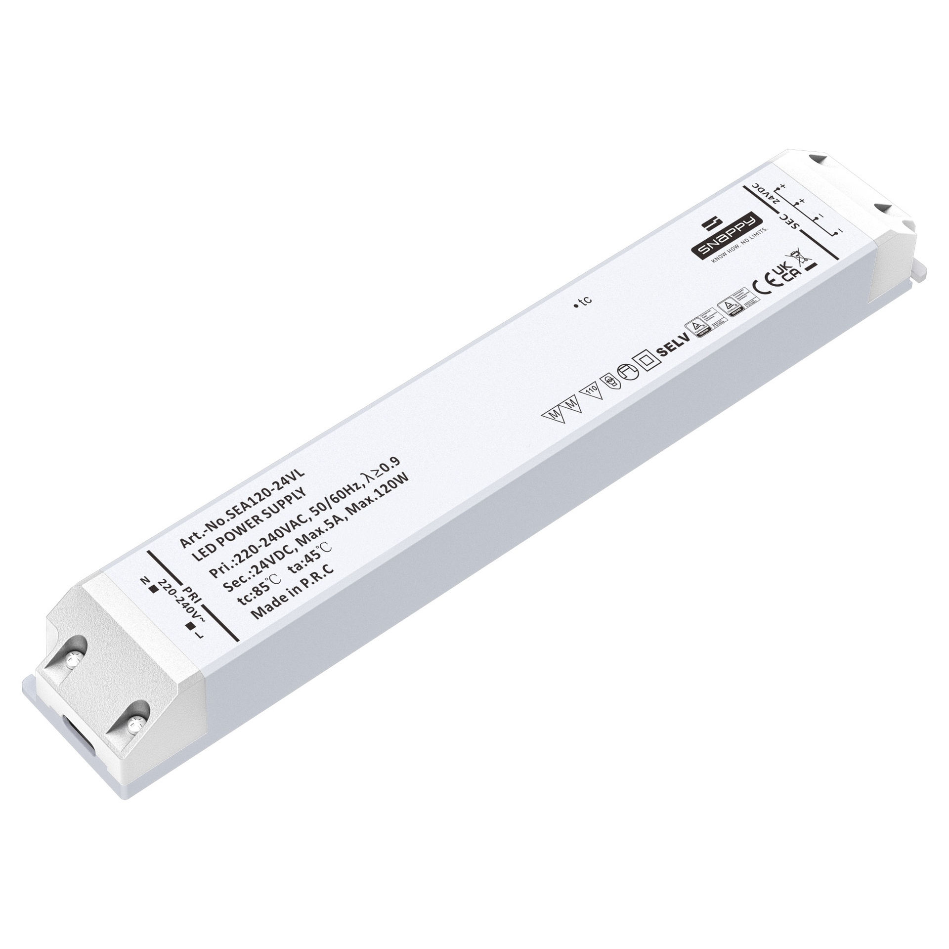 MODULAR LIGHT *  DRIVER 24V 120W ON//OFF SEA120-24VL
