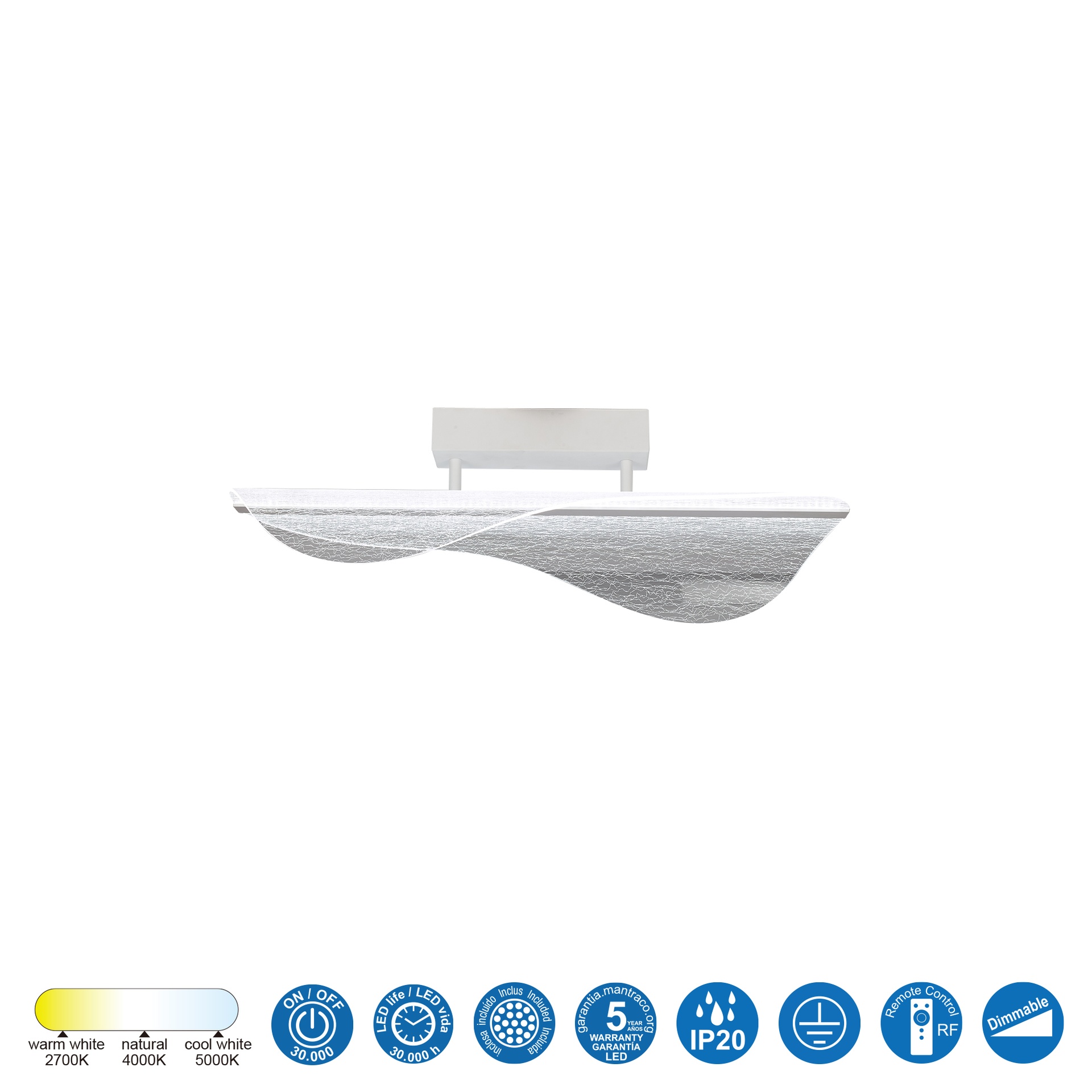 Bianca CCT · Plafonniers · Blanc