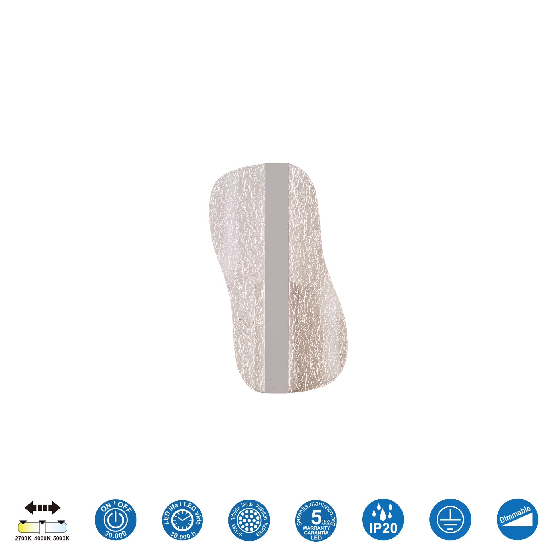 BIANCA CCT * WALL LAMP LED - SMALL