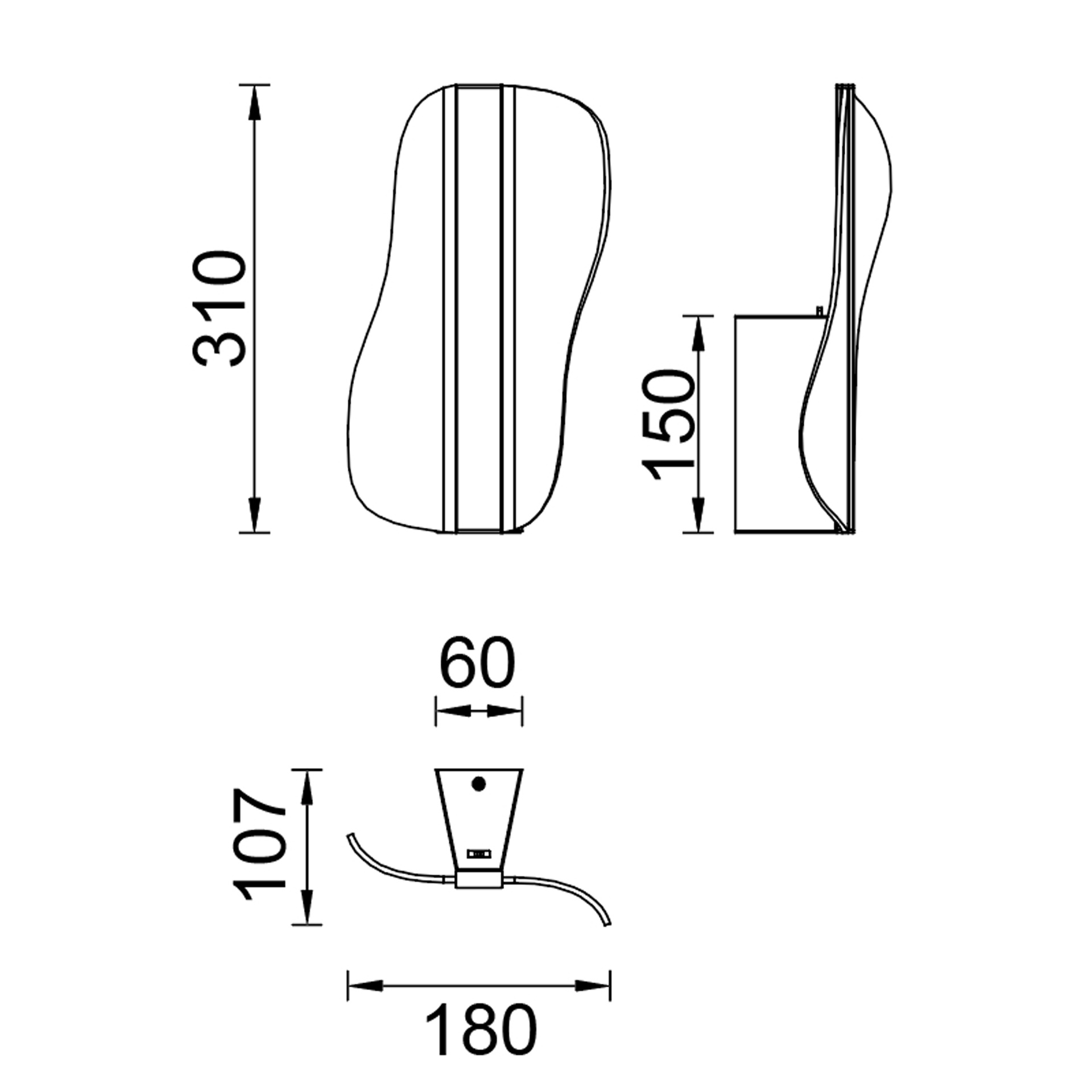 BIANCA CCT * WALL LAMP LED - SMALL