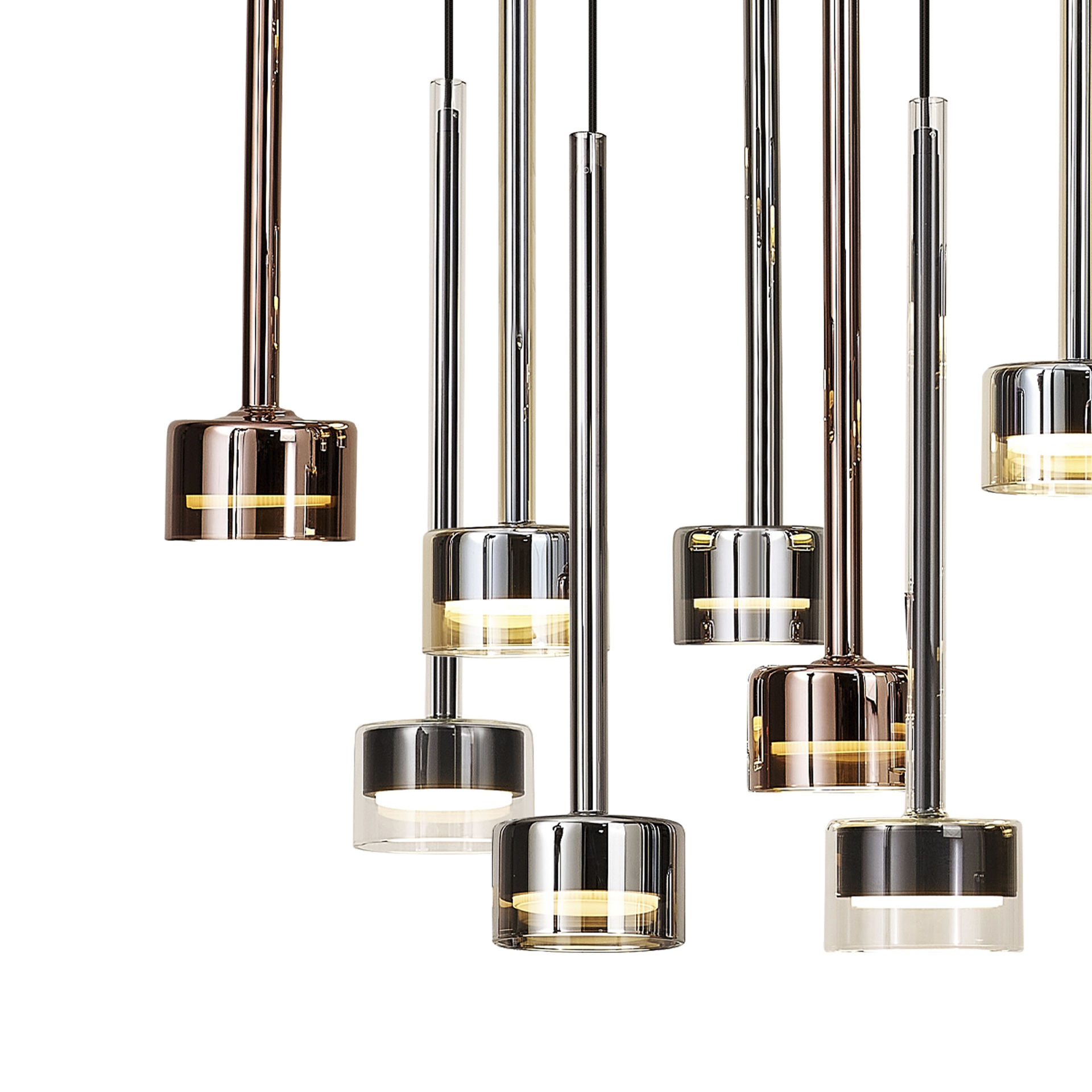 TONIC * PENDANT 14L RECTANGULAR - GX53 - MULTICOLOR