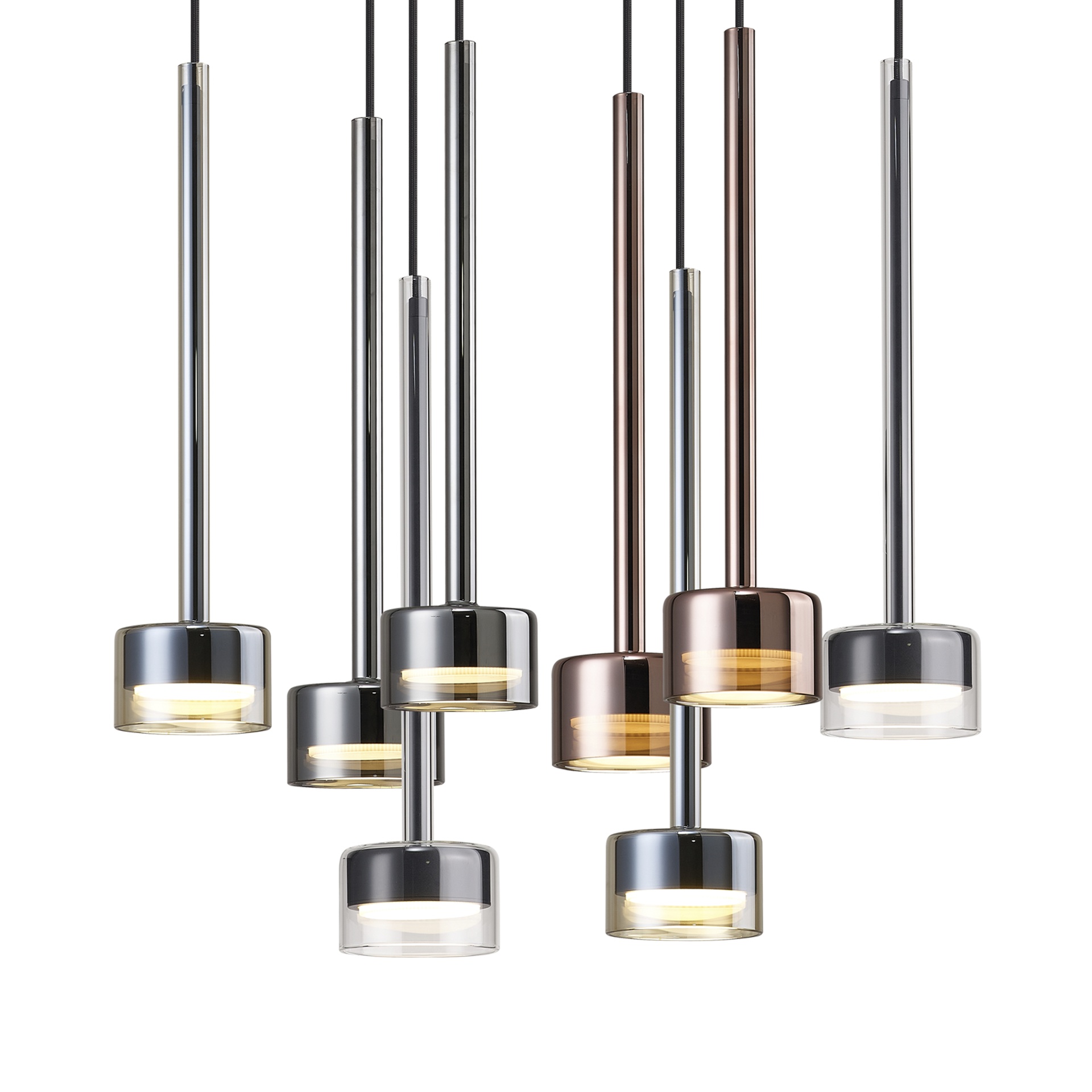 TONIC * PENDANT 8L RECTANGULAR - GX53 - MULTICOLOR