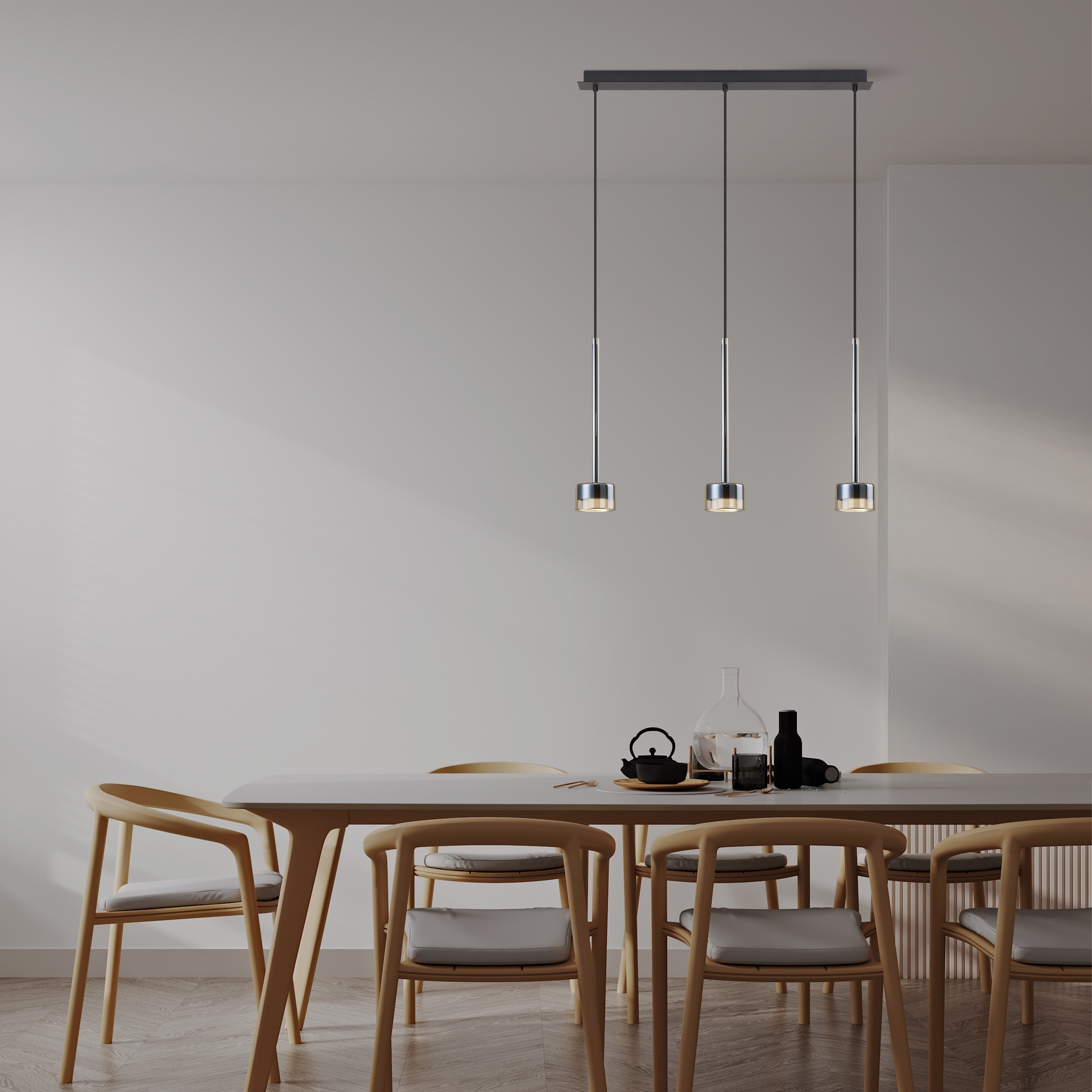 TONIC * PENDANT 3L LINE - GX53 - BRONCE