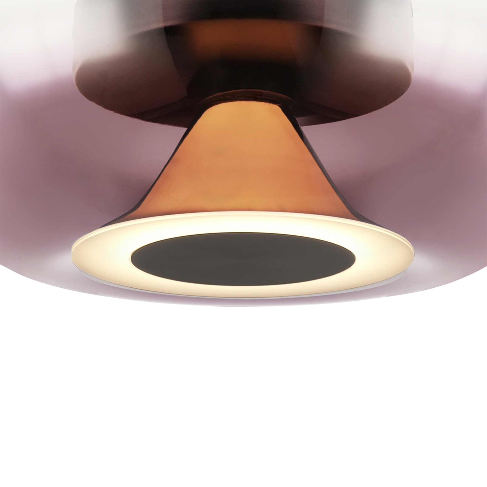 MAGMA * Plafonnier LED 9W Pourpre/Marron café