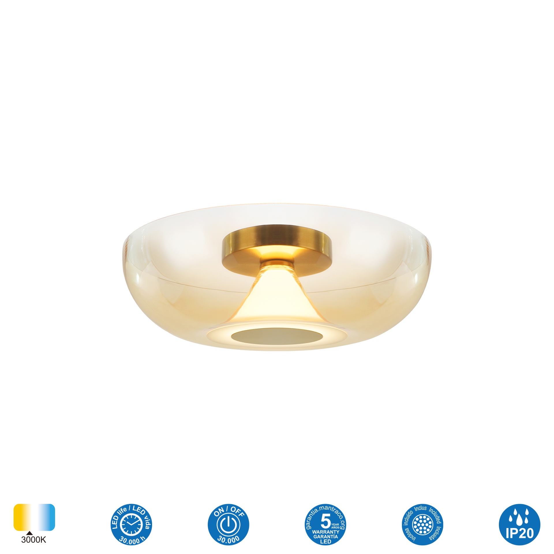 Magma · Plafones · Oro