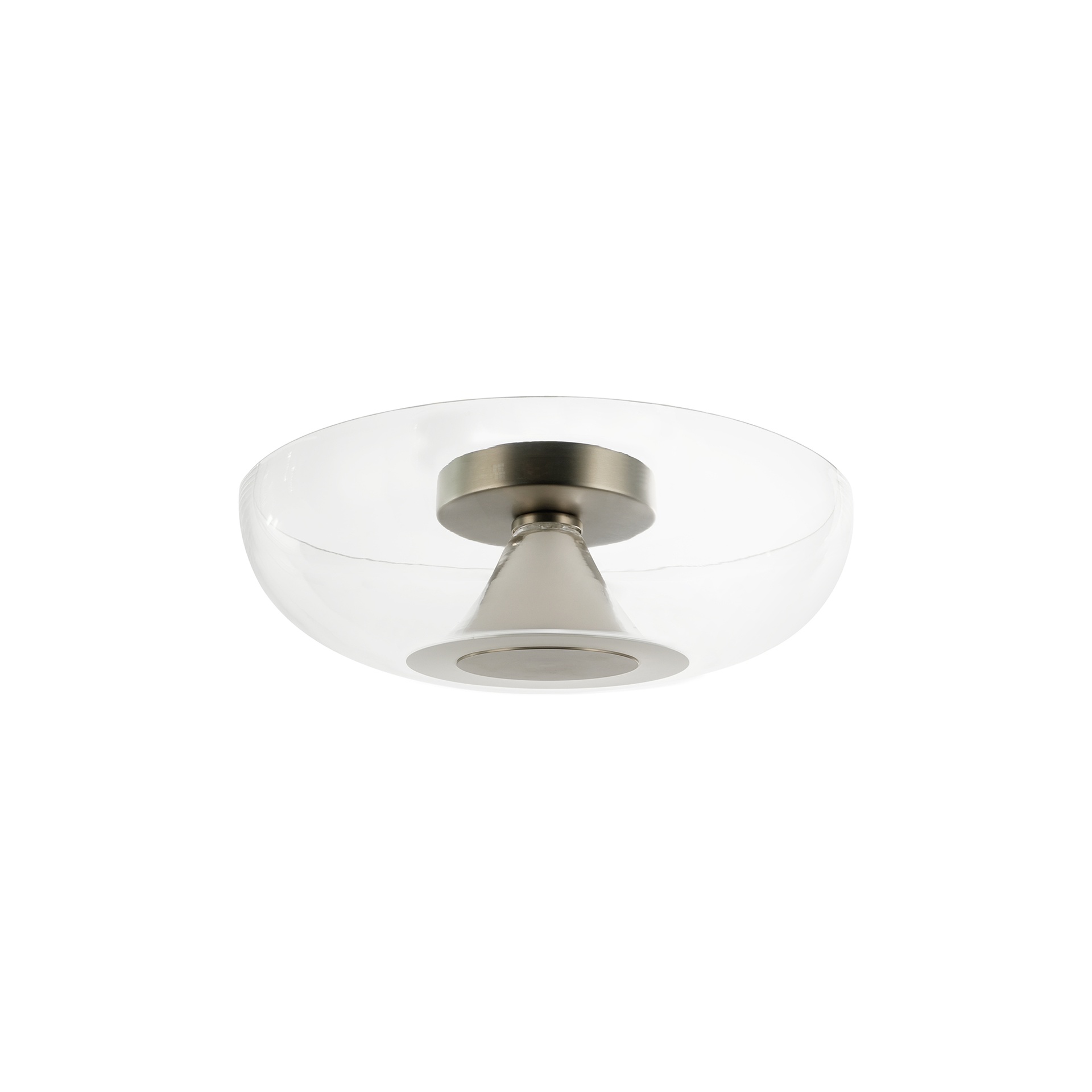 MAGMA * Ceiling Lamp LED 13W Clear/Satin Nickel 
