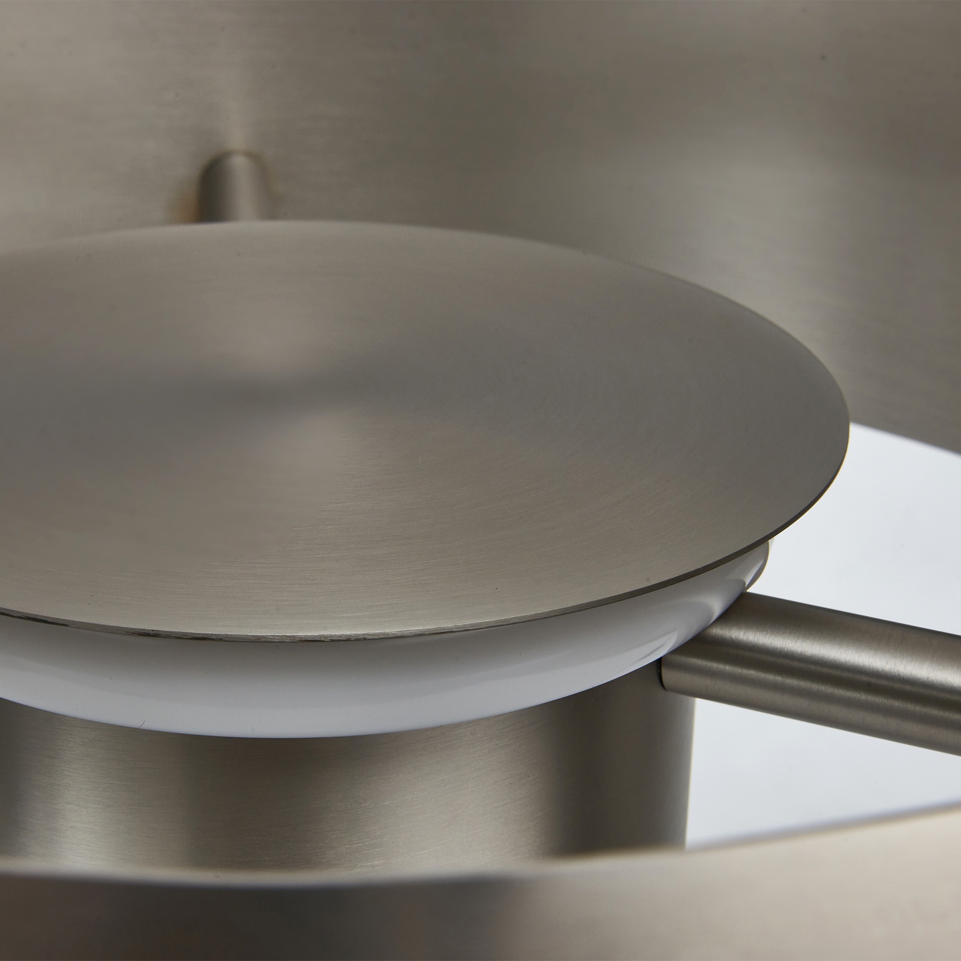 DORICA * Lampada da tavolo LED 20W CCT 2700-5000K - Nichel satinato