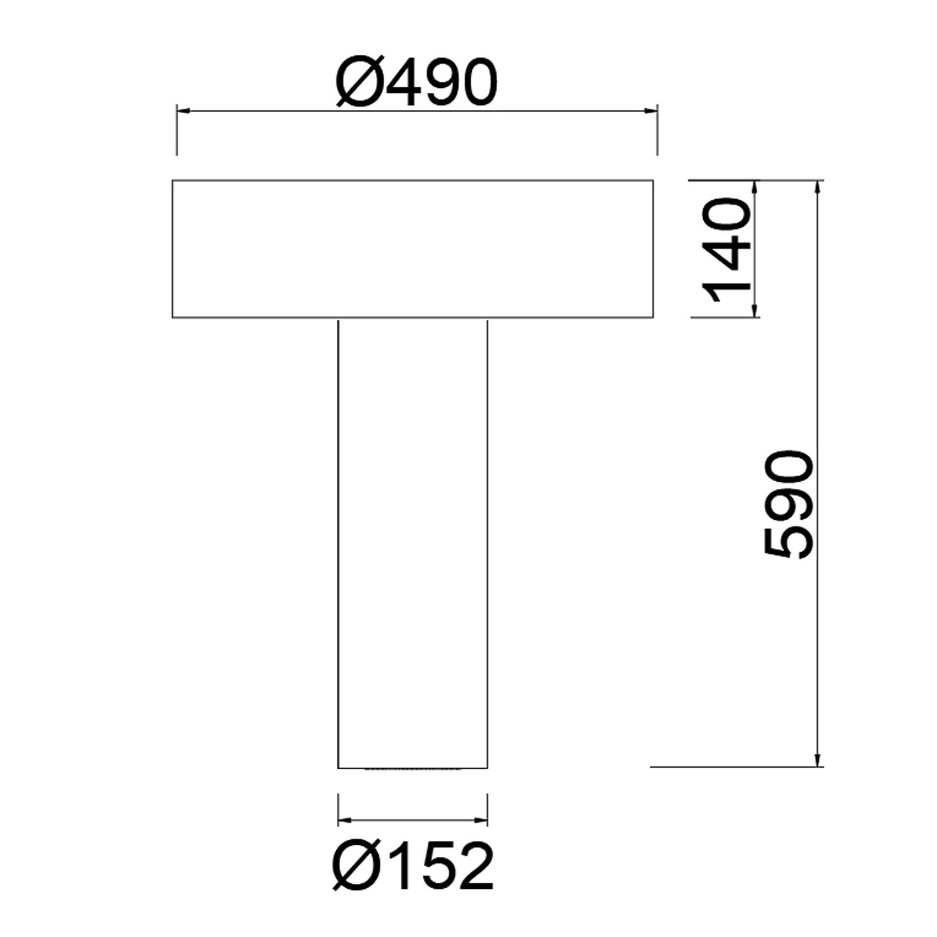 DORICA * TABLE LAMP LED 20W CCT 2700-5000K - SATIL GOLD