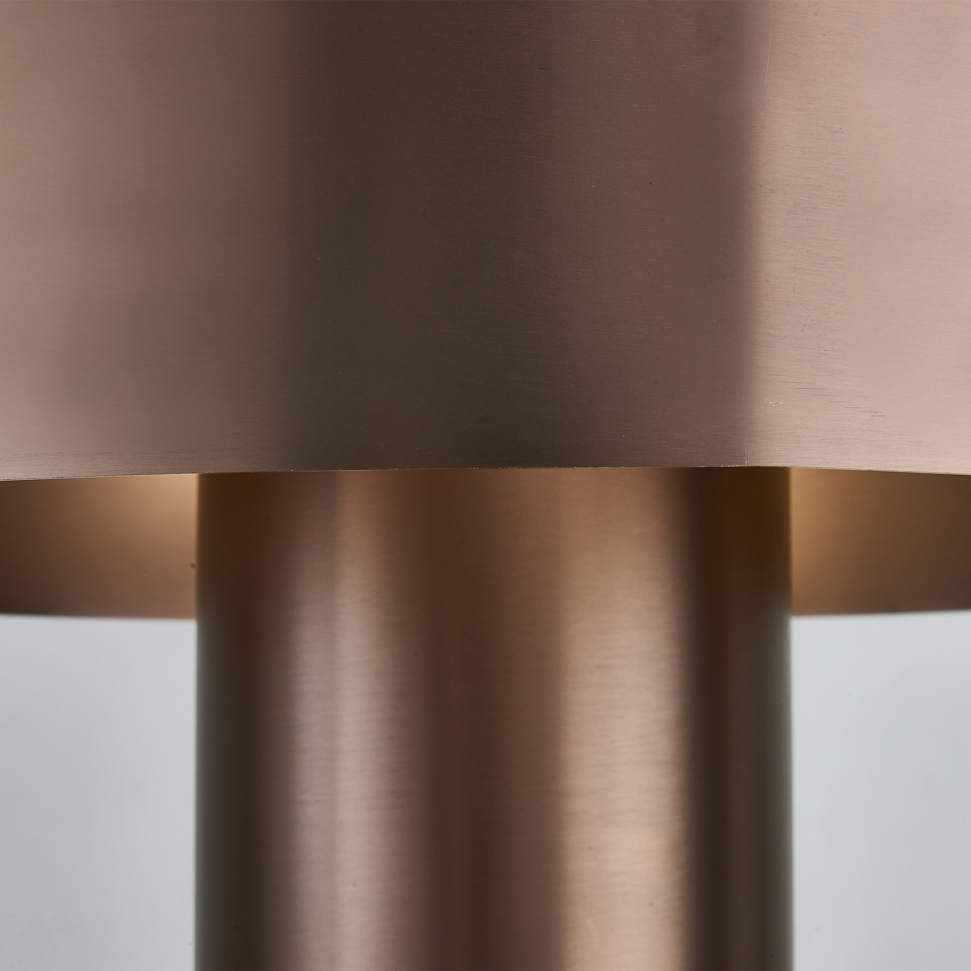 DORICA * Lampada da tavolo LED 20W CCT 2700-5000K - Marrone satinato