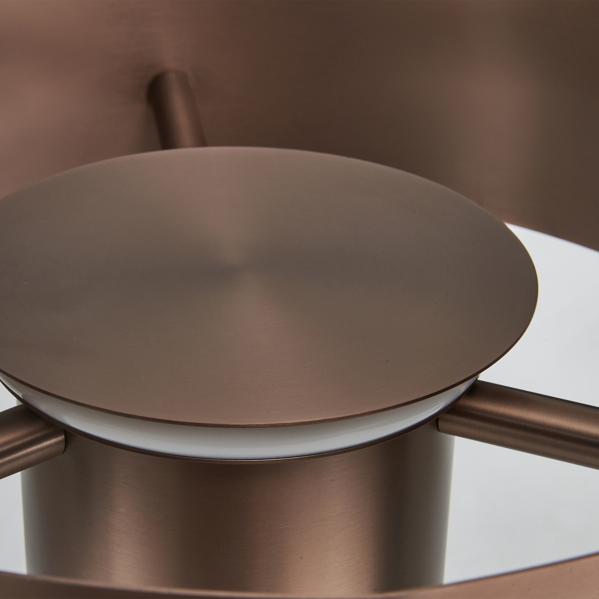 DORICA * Lampada da tavolo LED 20W CCT 2700-5000K - Marrone satinato