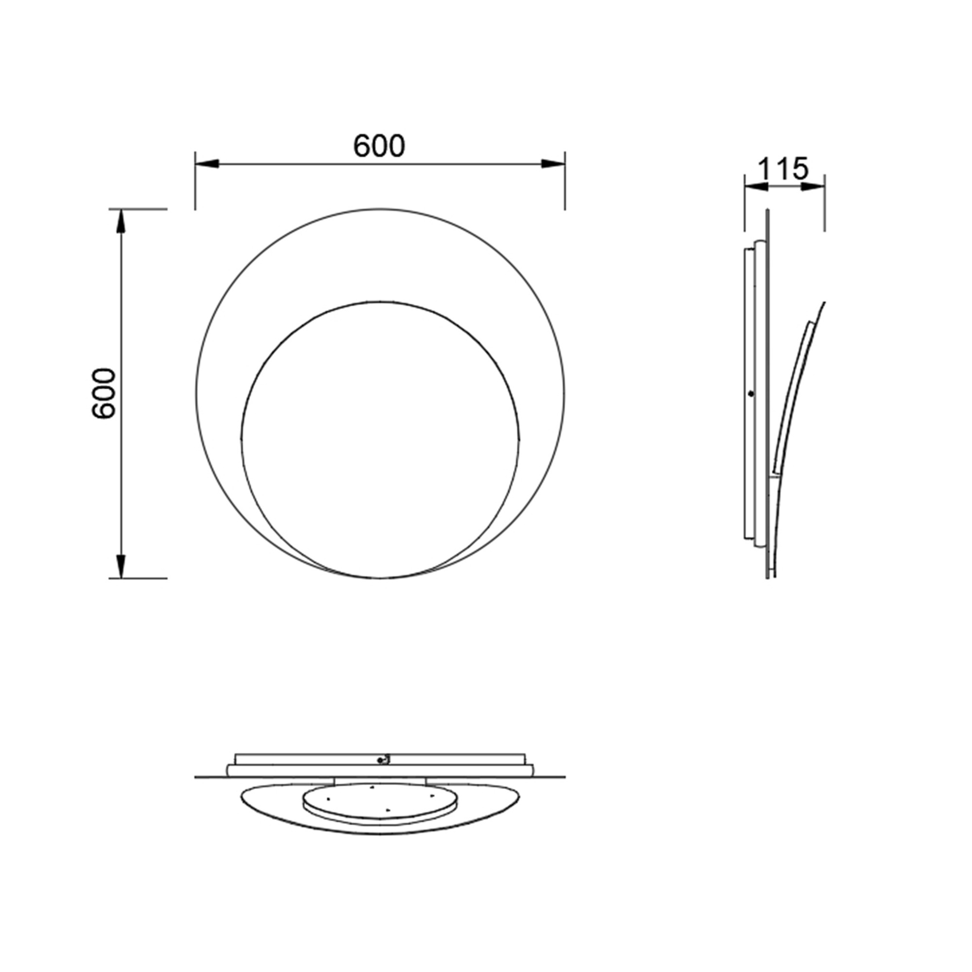 ASTRA * Aplique LED 48W 2700K TRIAC