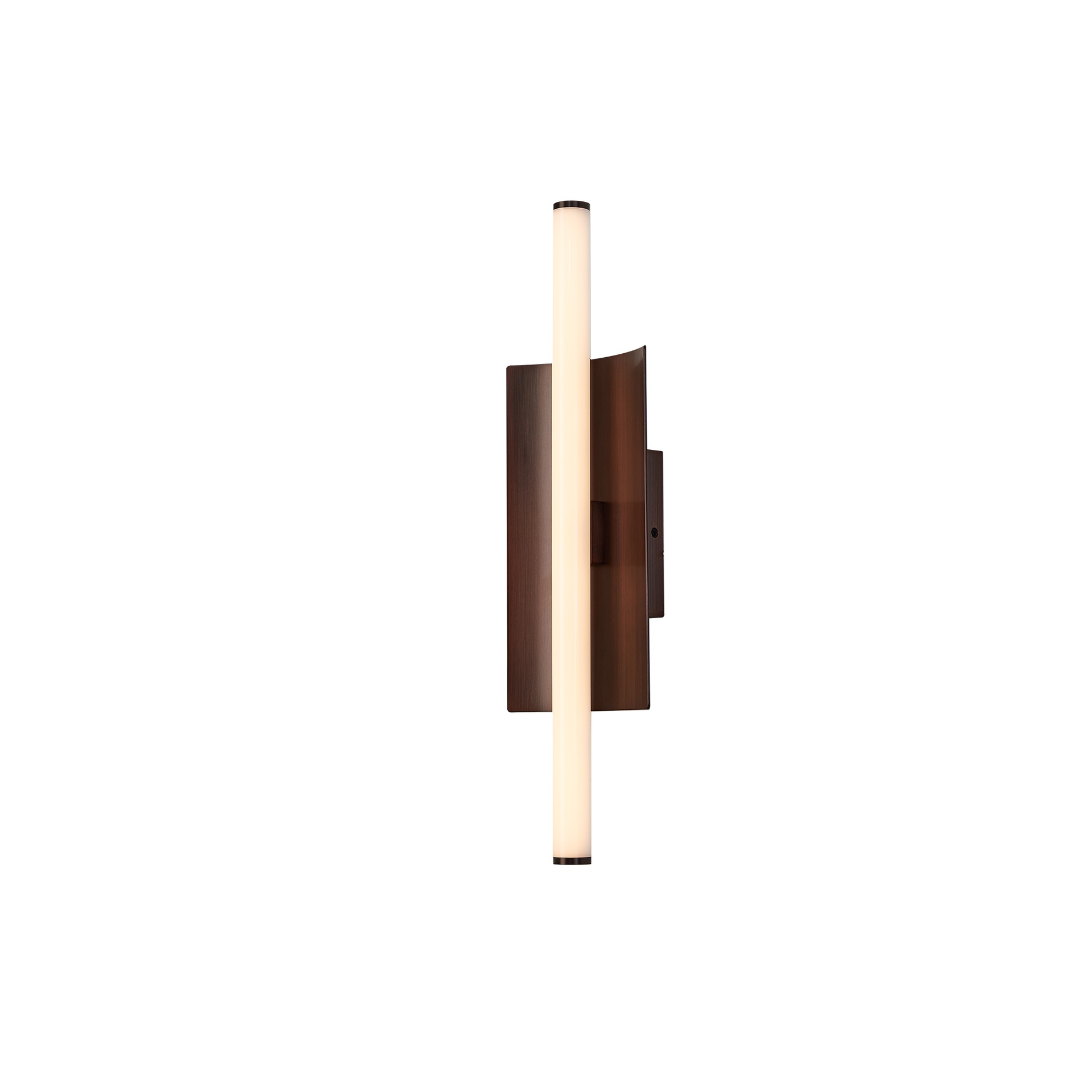 Vela · Luminarias de pared · Marrón Oscuro Cepillado