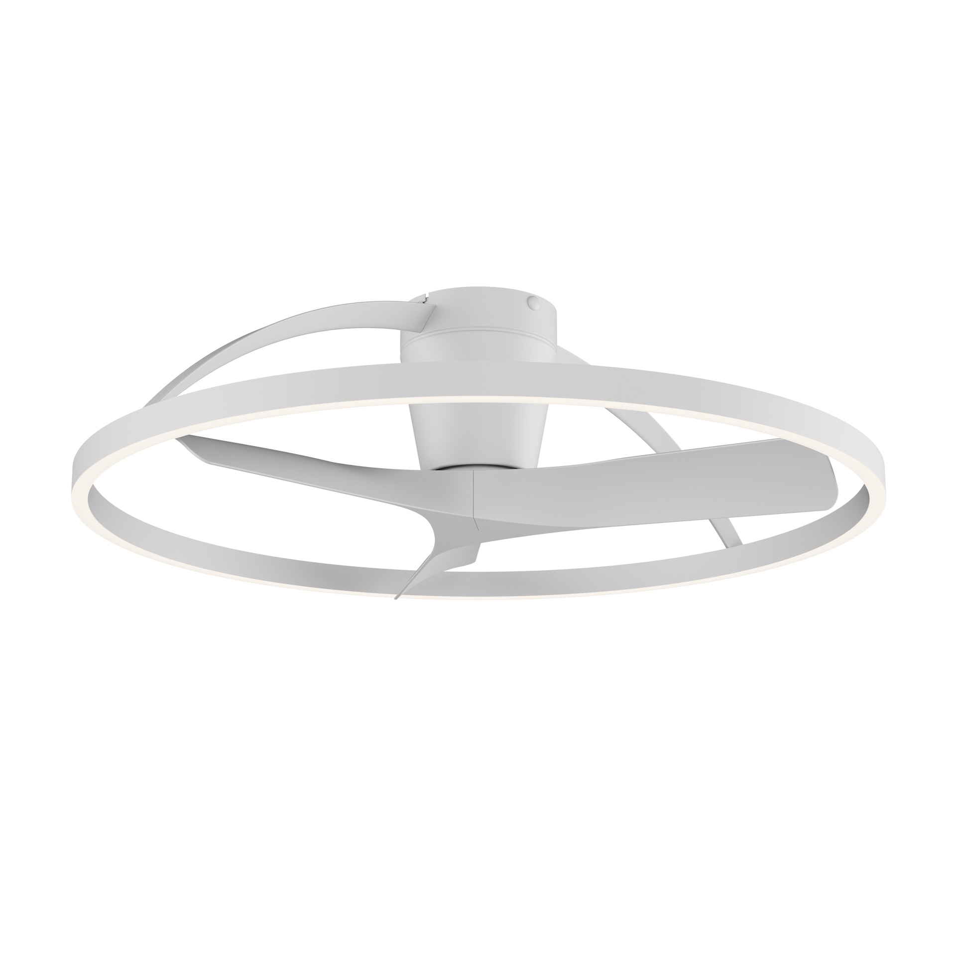 Nepal II · Ventilador de aspas con luz · Blanco