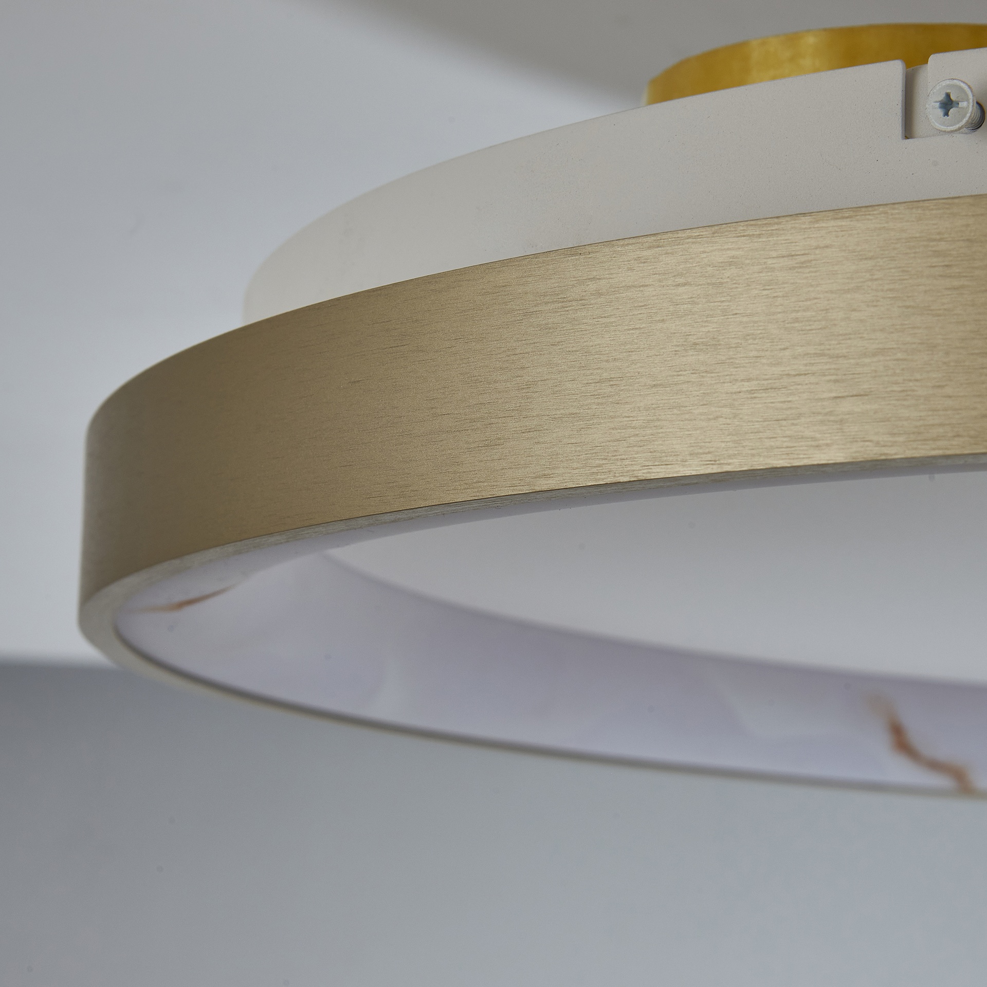 KIRORO * Plafoniera LED 38W Champagne CCT 2700K-5000K ROUND