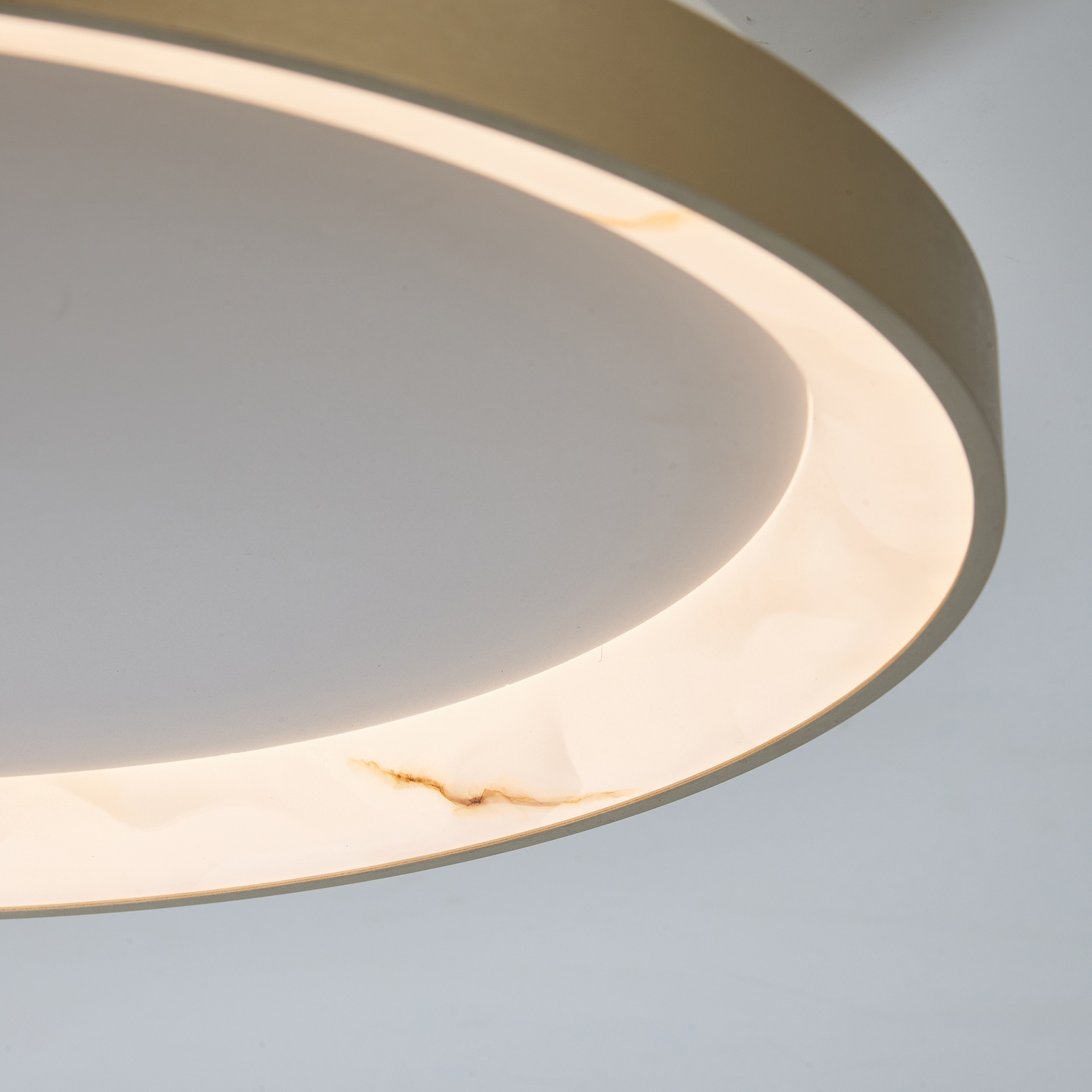 KIRORO * Plafoniera LED 38W Champagne CCT 2700K-5000K ROUND