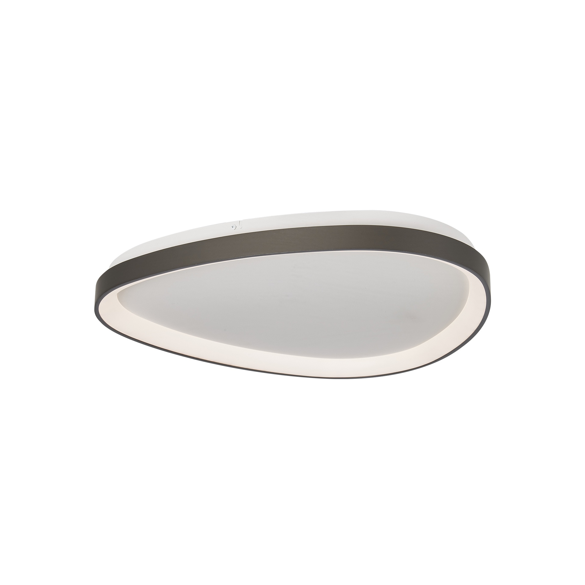 KIRORO * Ceiling Lamp LED 38W Brushed Dark Grey CCT 2700K-5000K TRIANGLE
