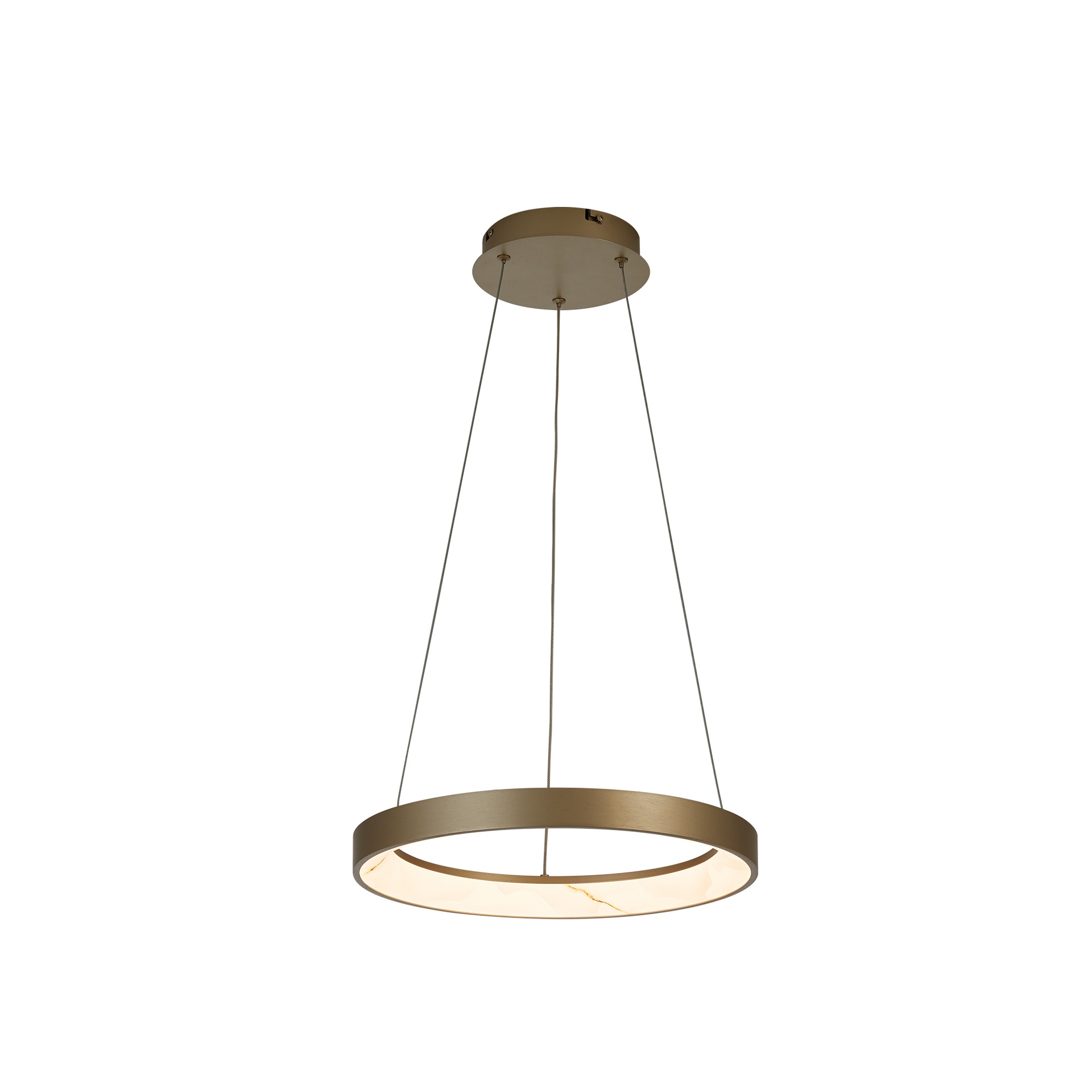 KIRORO * Pendant Lamp LED 28W Champagne CCT 2700K-5000K