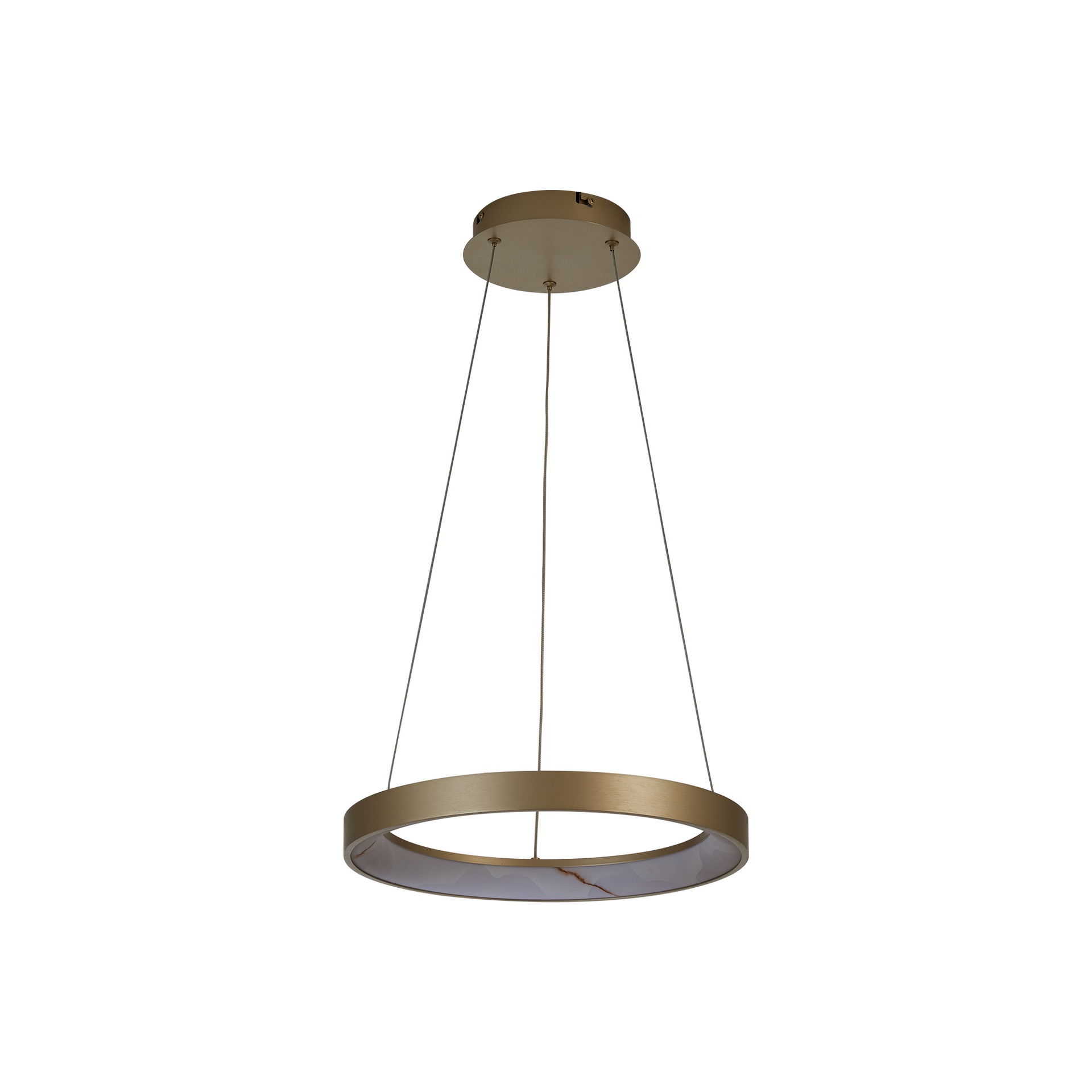 KIRORO * Pendant Lamp LED 28W Champagne CCT 2700K-5000K