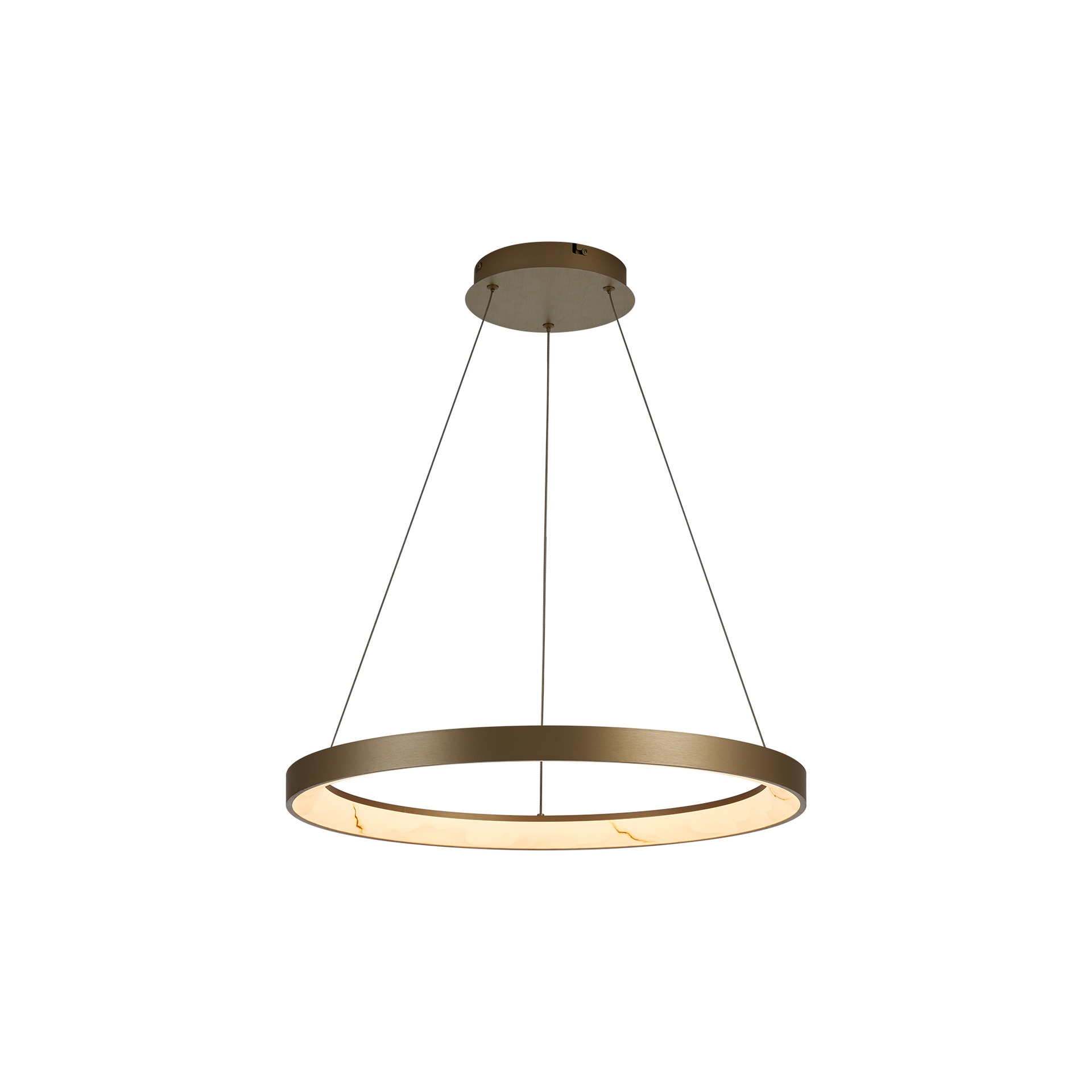KIRORO * Pendant Lamp LED 38W Champagne CCT 2700K-5000K