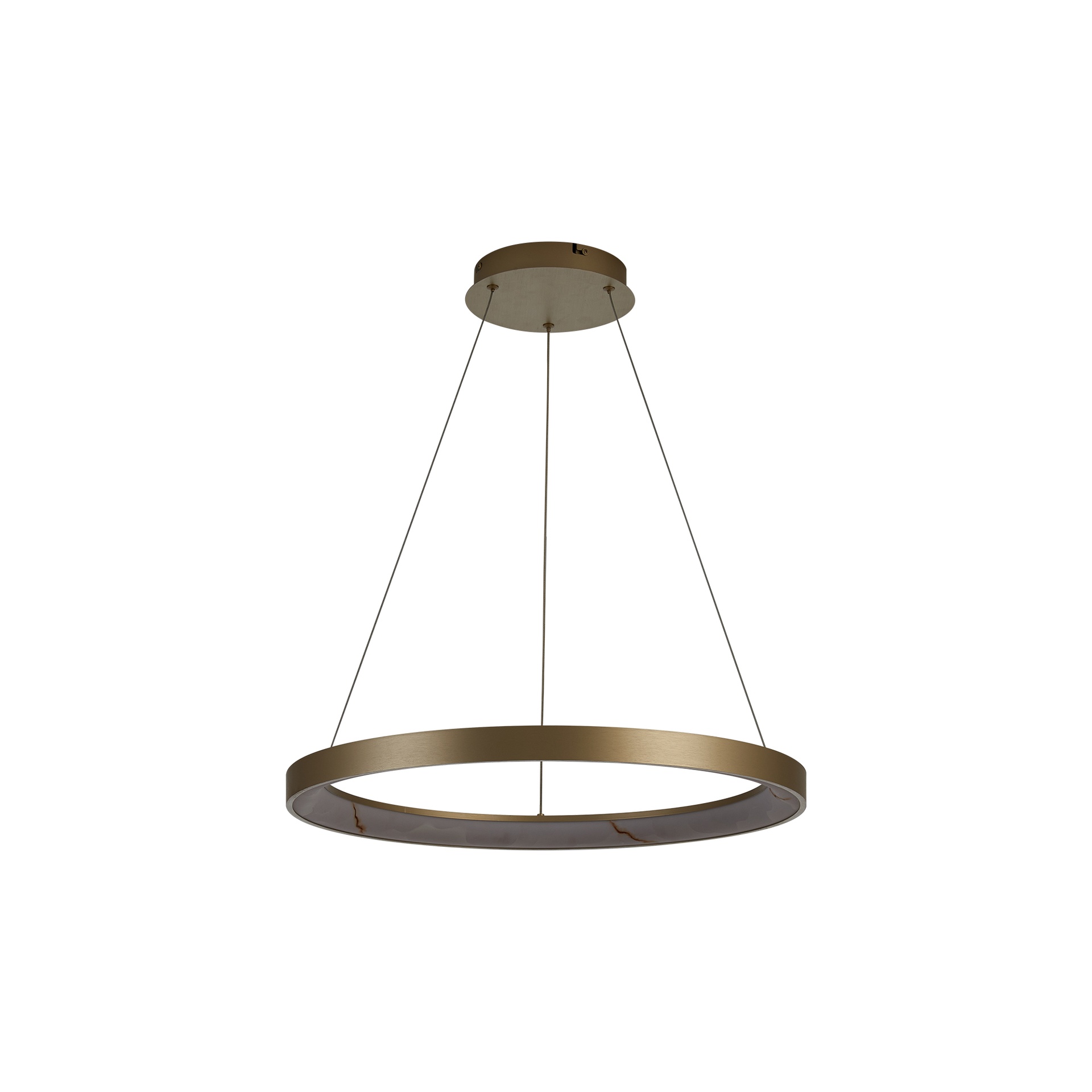 KIRORO * Pendant Lamp LED 38W Champagne CCT 2700K-5000K
