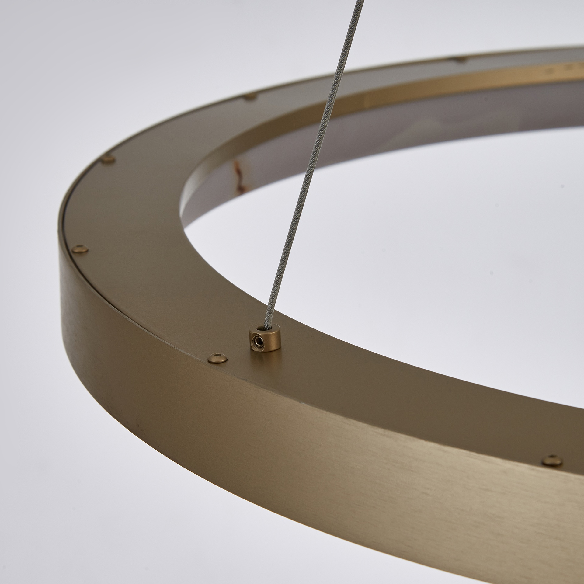 KIRORO * Pendant Lamp LED 38W Champagne CCT 2700K-5000K