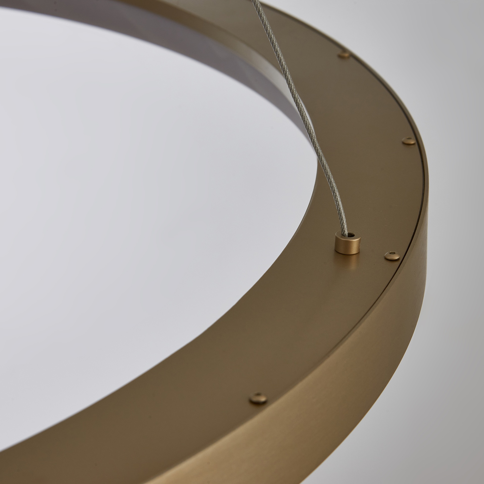 KIRORO * Pendant Lamp LED 58W Champagne CCT 2700K-5000K
