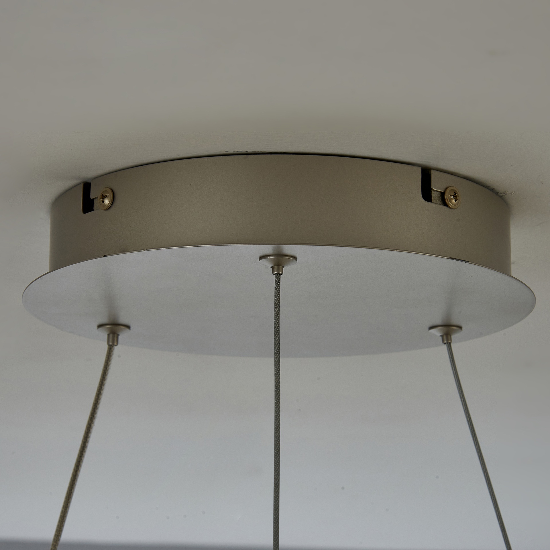 KIRORO * Pendant Lamp LED 38W Sliver CCT 2700K-5000K