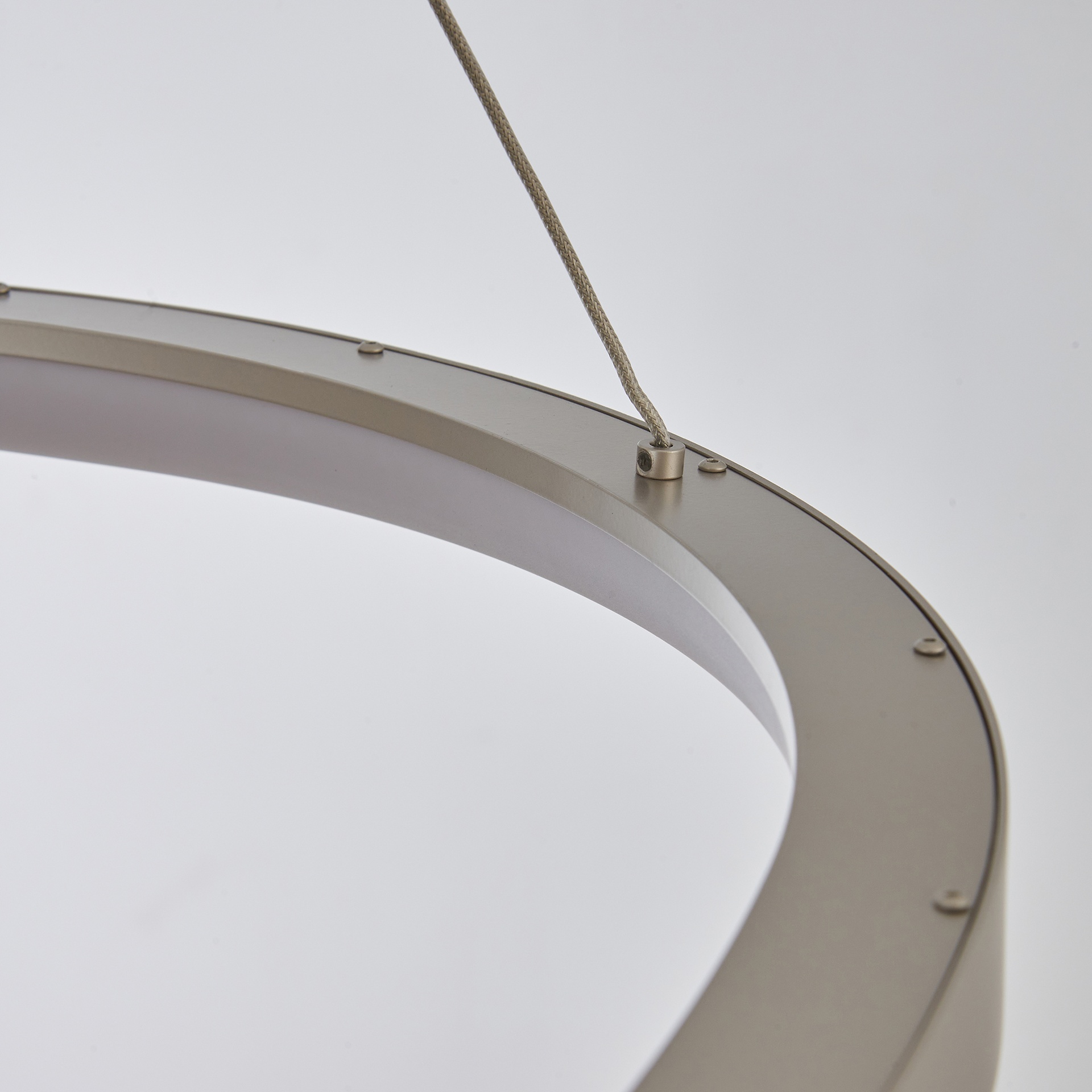 KIRORO * Pendant Lamp LED 58W Sliver CCT 2700K-5000K