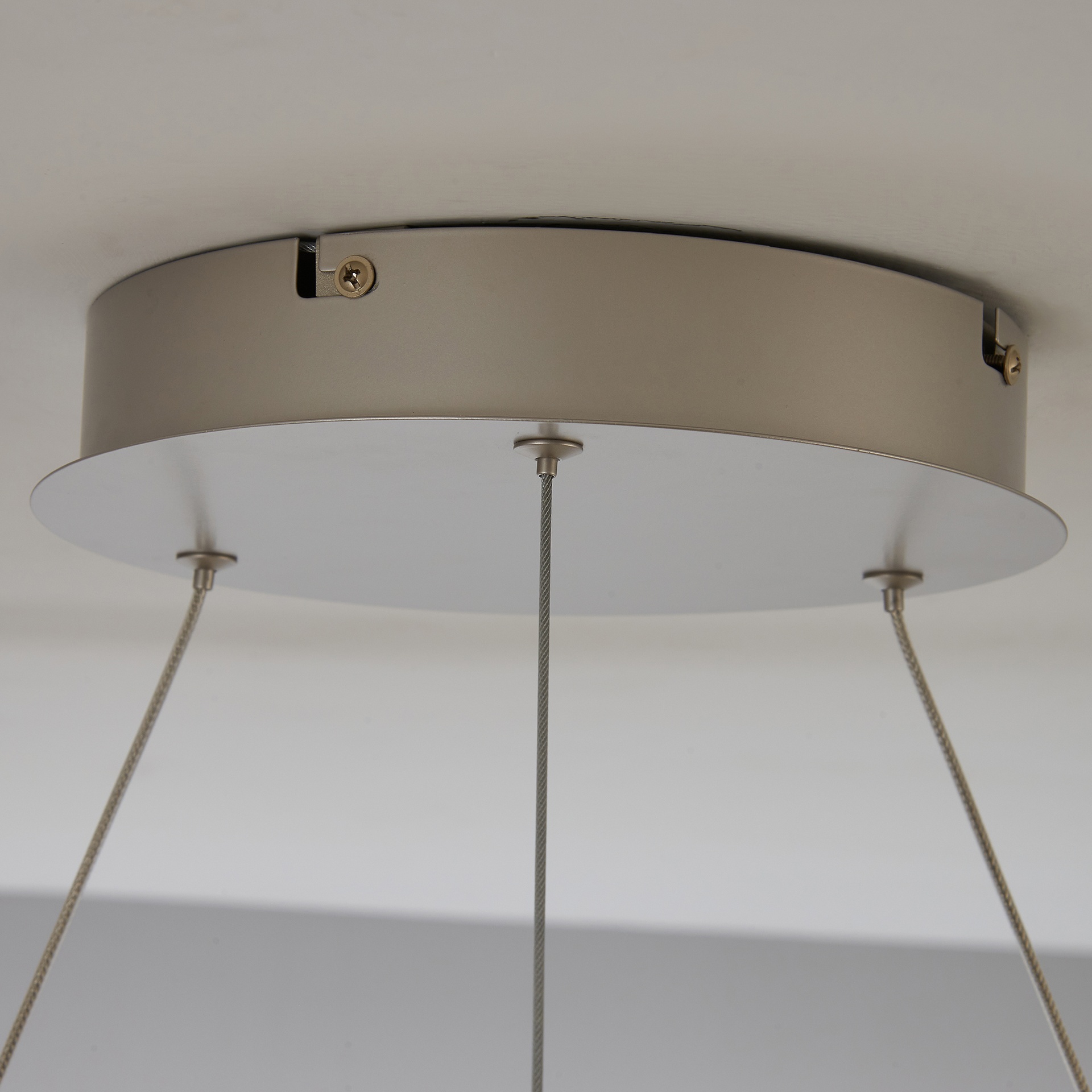 KIRORO * Pendant Lamp LED 58W Sliver CCT 2700K-5000K