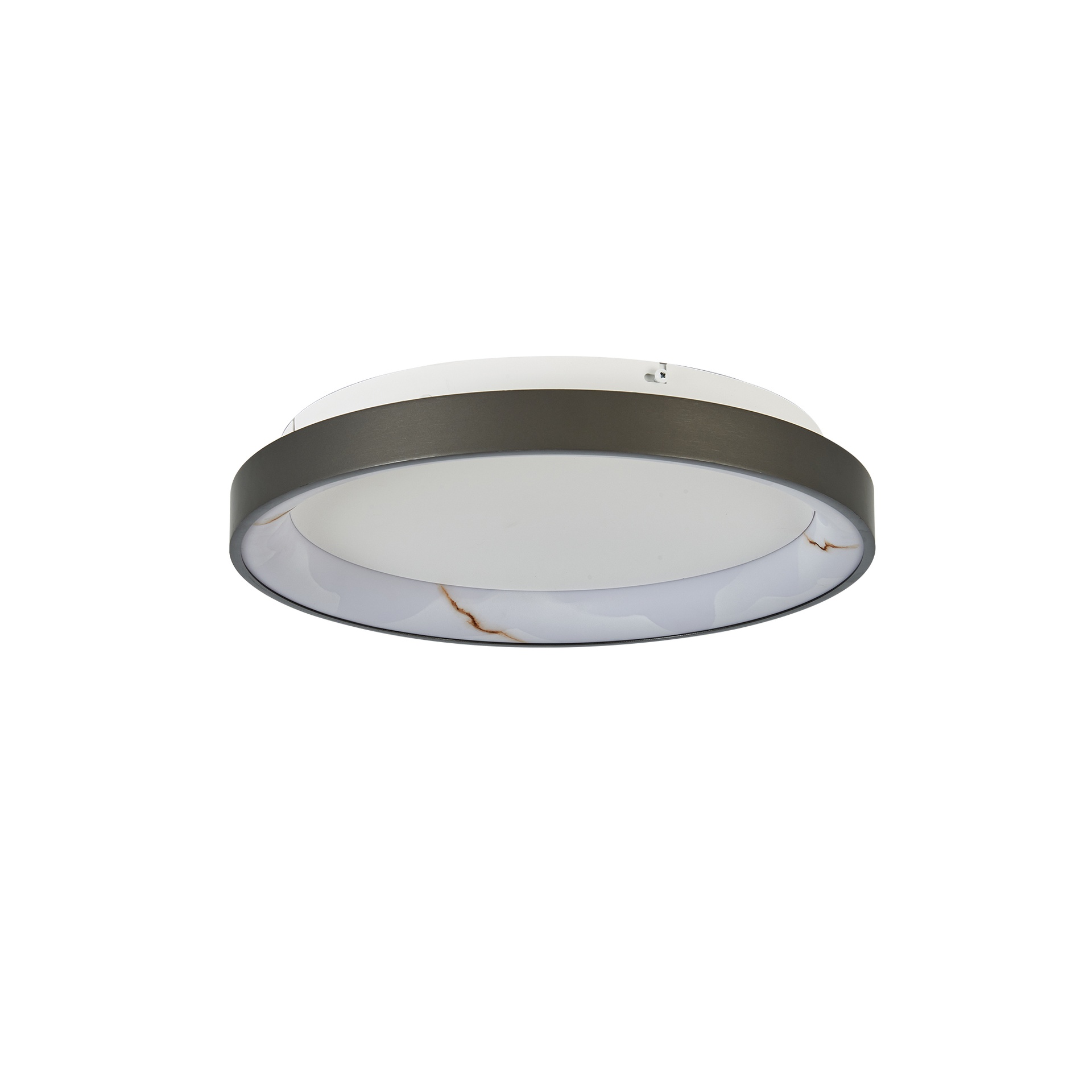 KIRORO * Ceiling Lamp LED 28W Brushed Dark Grey CCT 2700K-5000K ROUND