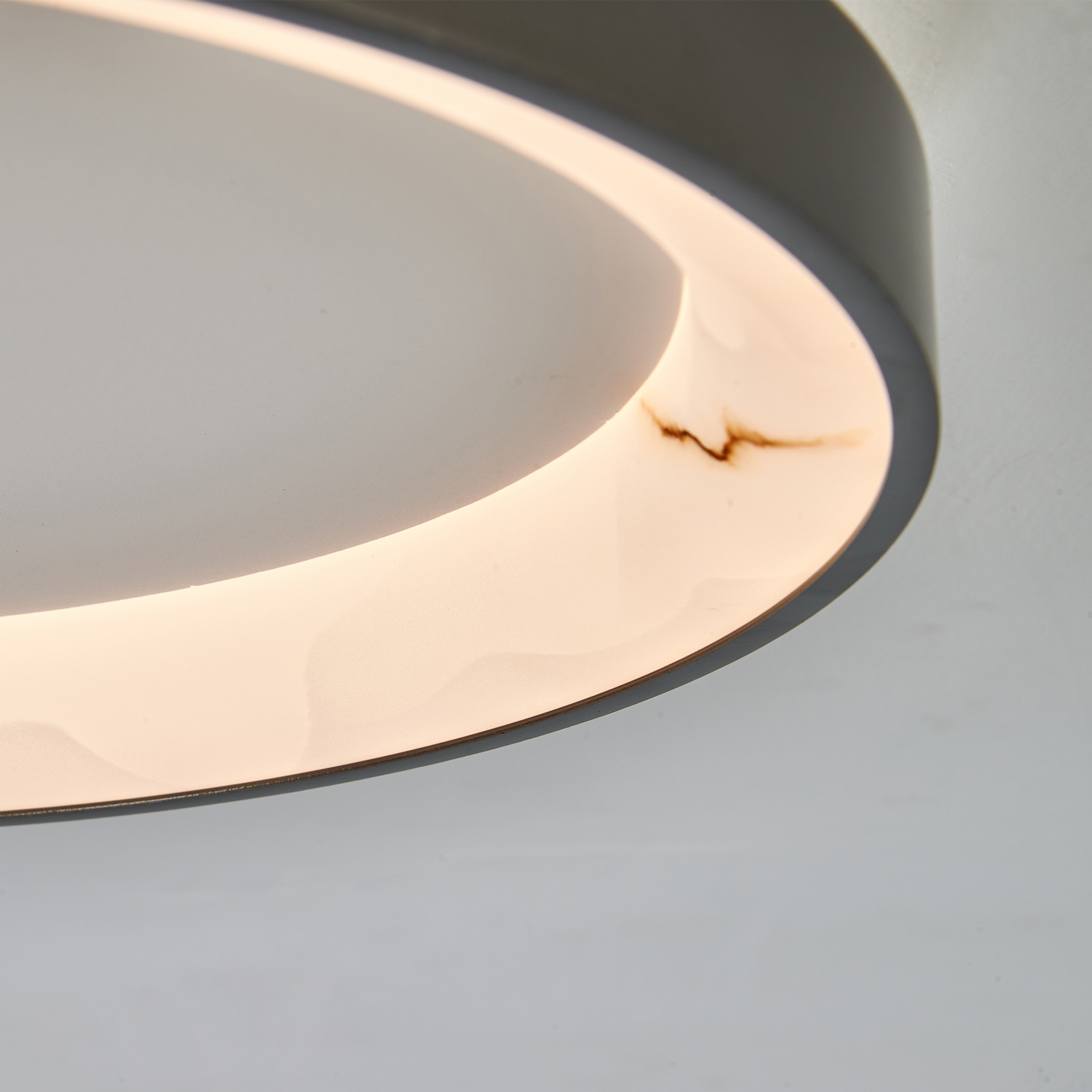 KIRORO * Ceiling Lamp LED 28W Brushed Dark Grey CCT 2700K-5000K ROUND