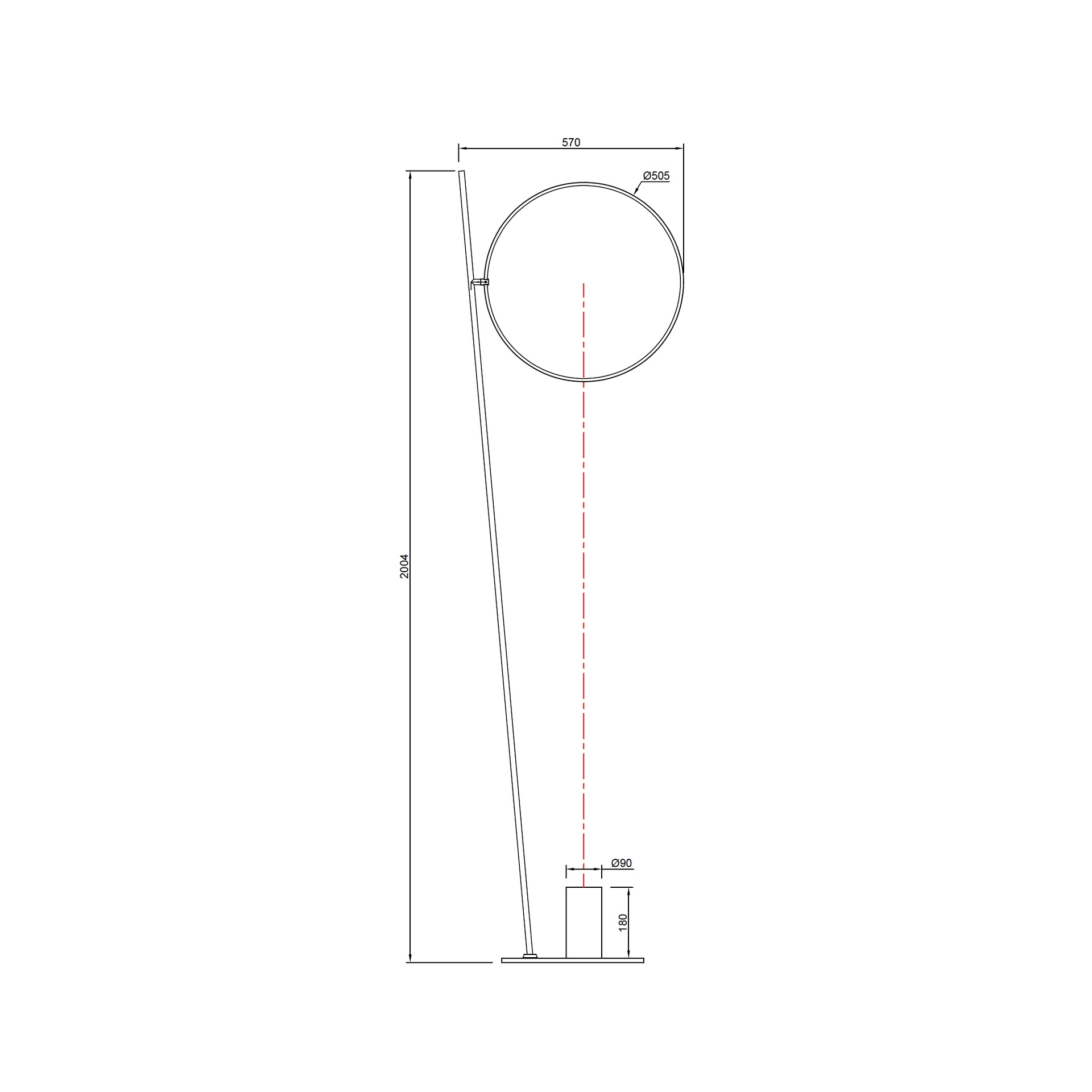 Zenith · Floor lamps · Black