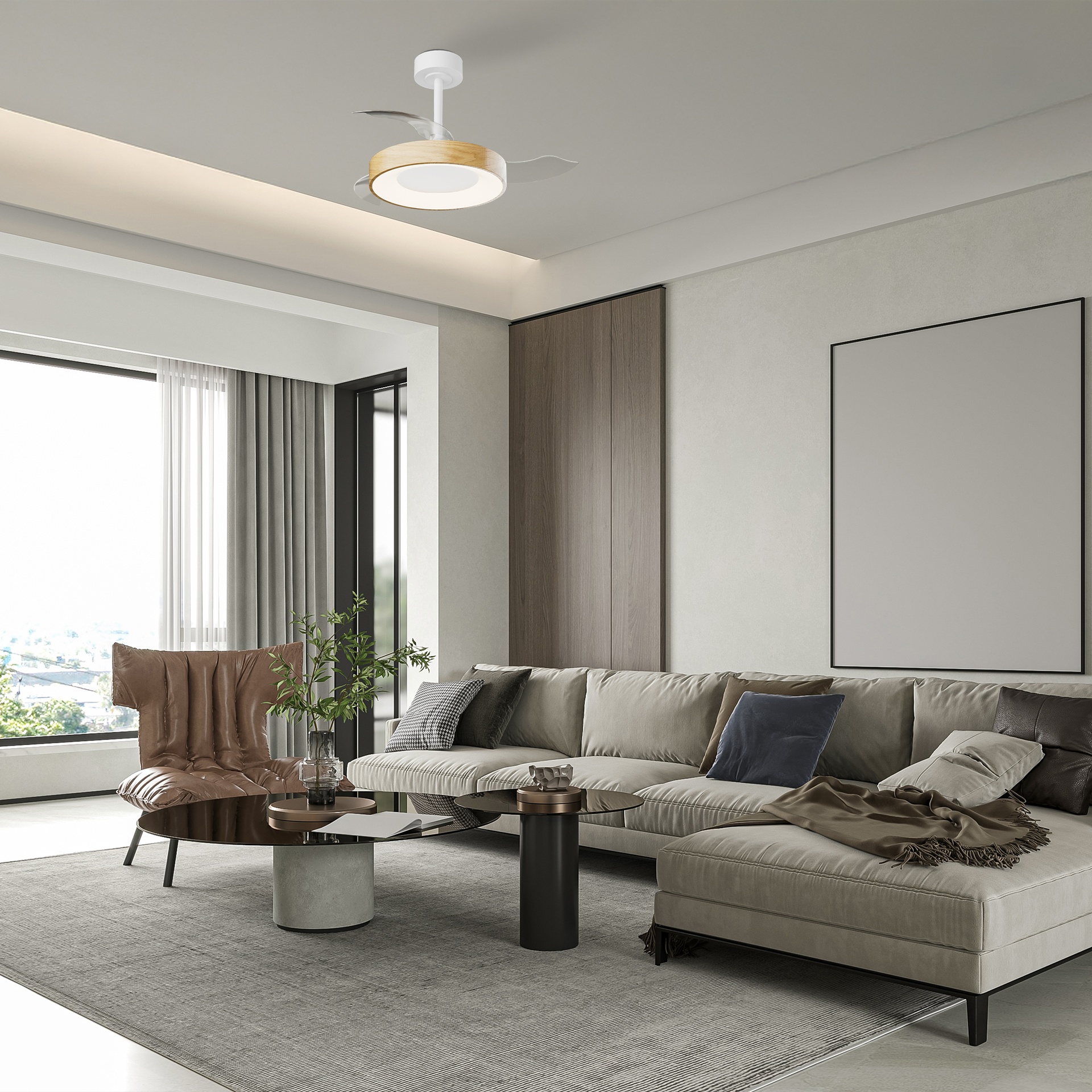 ***DES*** NISEKO FAN S* CEILING / FAN MINI - WOOD ****L****