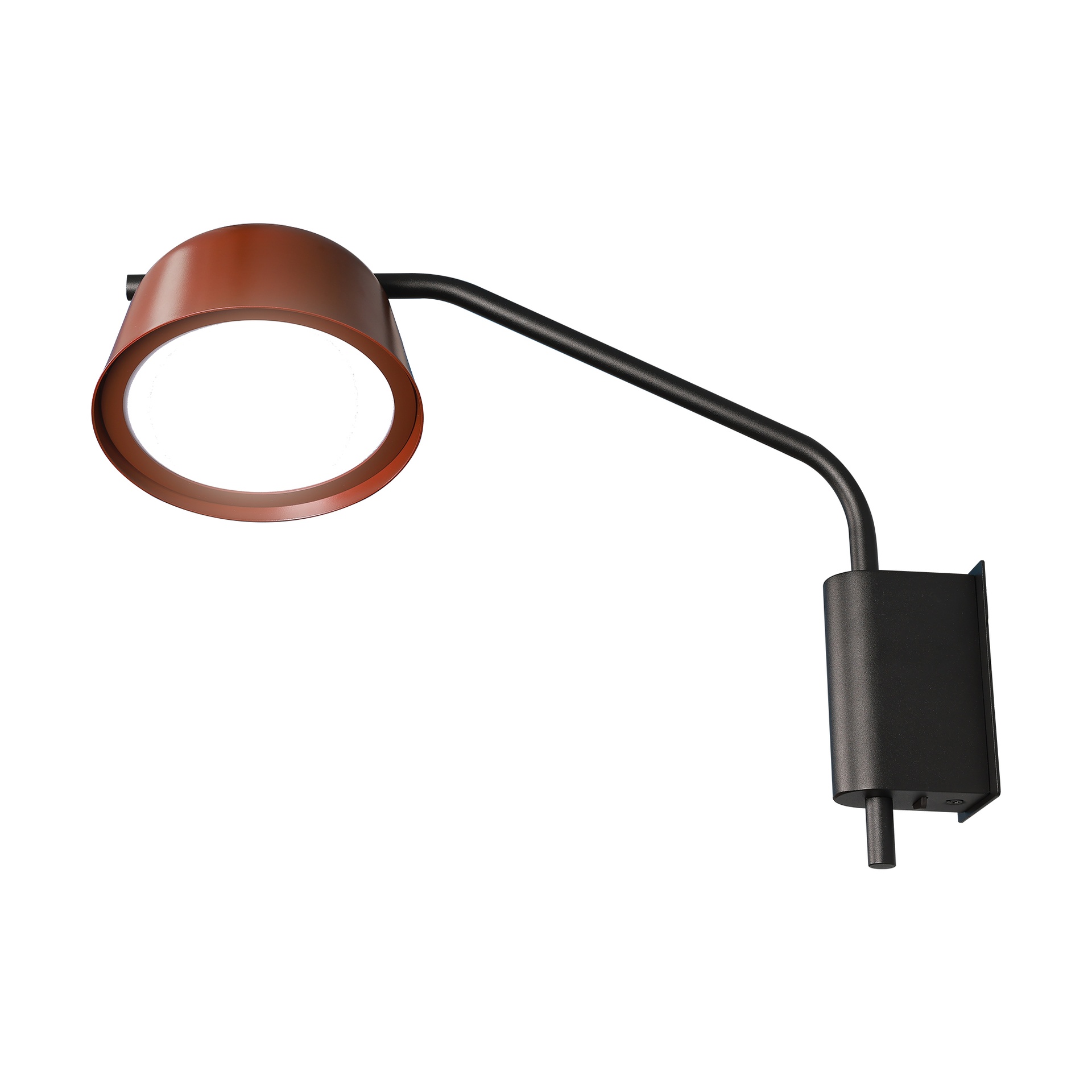 NOVA * Wall Lamp GX53 BLACK+REDDISH