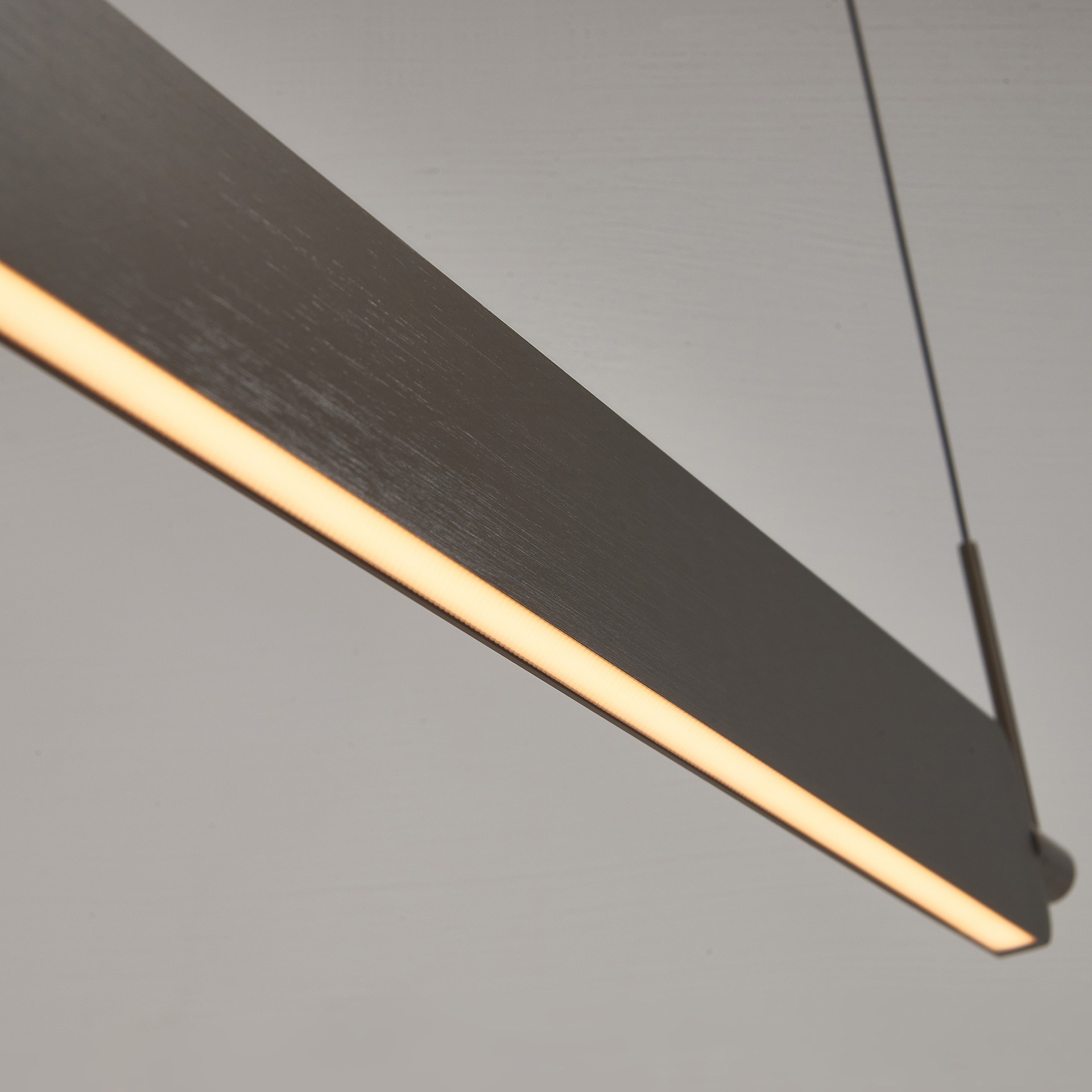 BLADE * Lampada LED 50W CCT 2700-5000K Grigio spazzolato