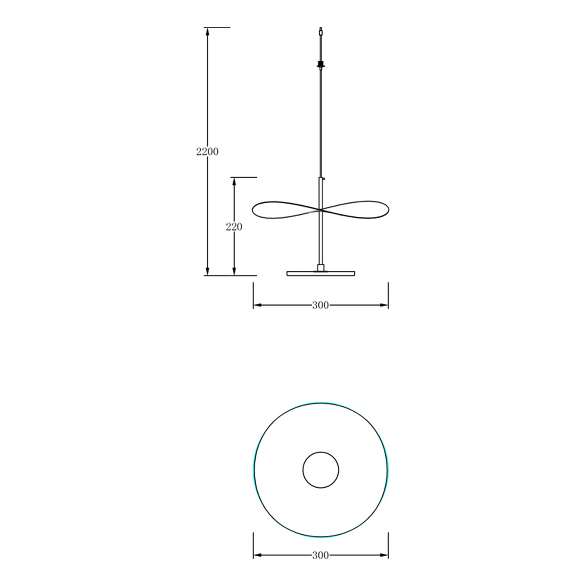 Modular Light * Suspension ABISAL Naturel LED 1 lumières 12W 3000K - Sans Base