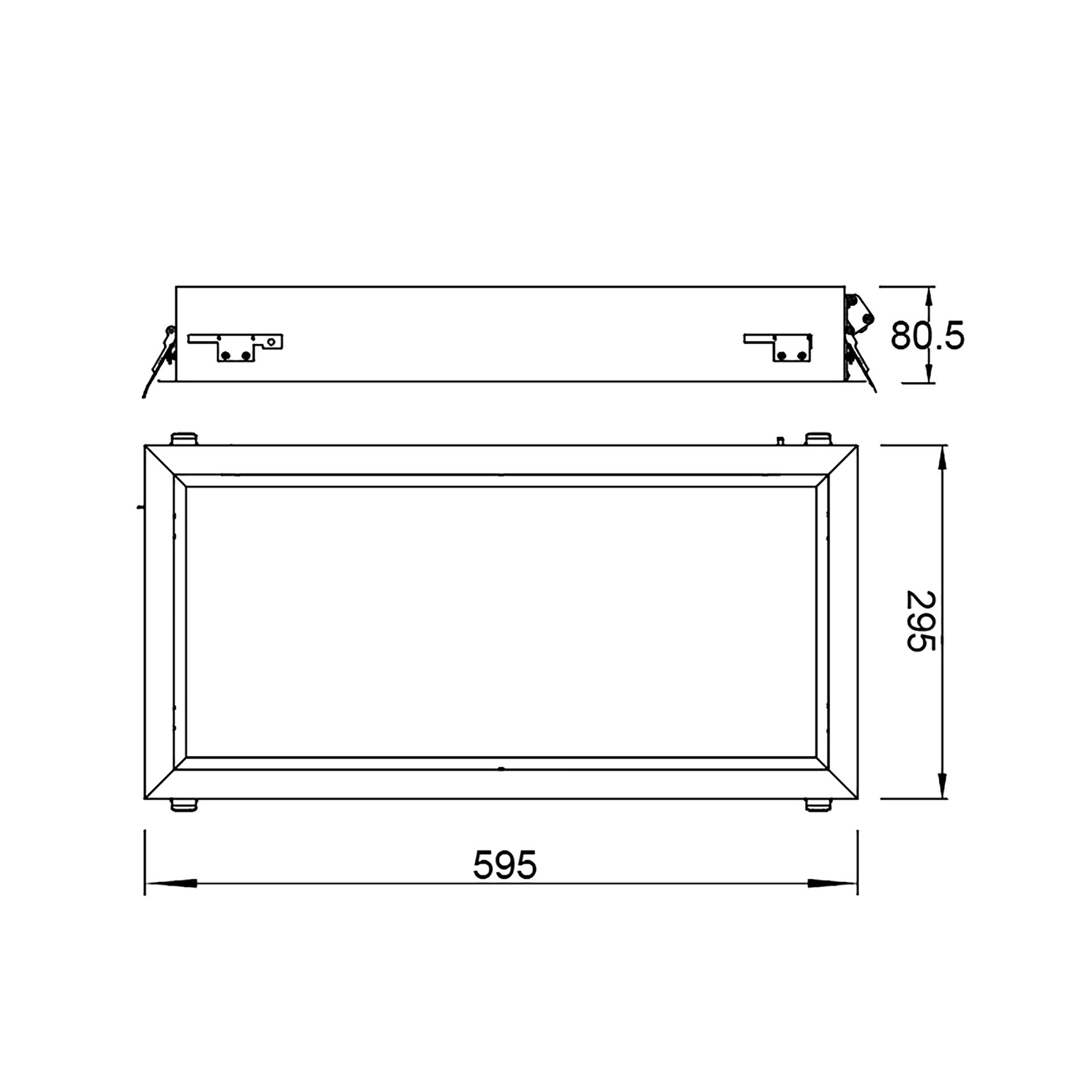 BLUE SKY * RECCESSED LED CEILING 60 x 30