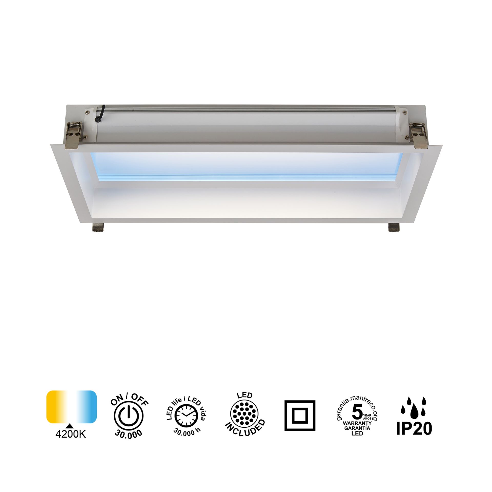 BLUE SKY * RECCESSED LED CEILING 60 x 30