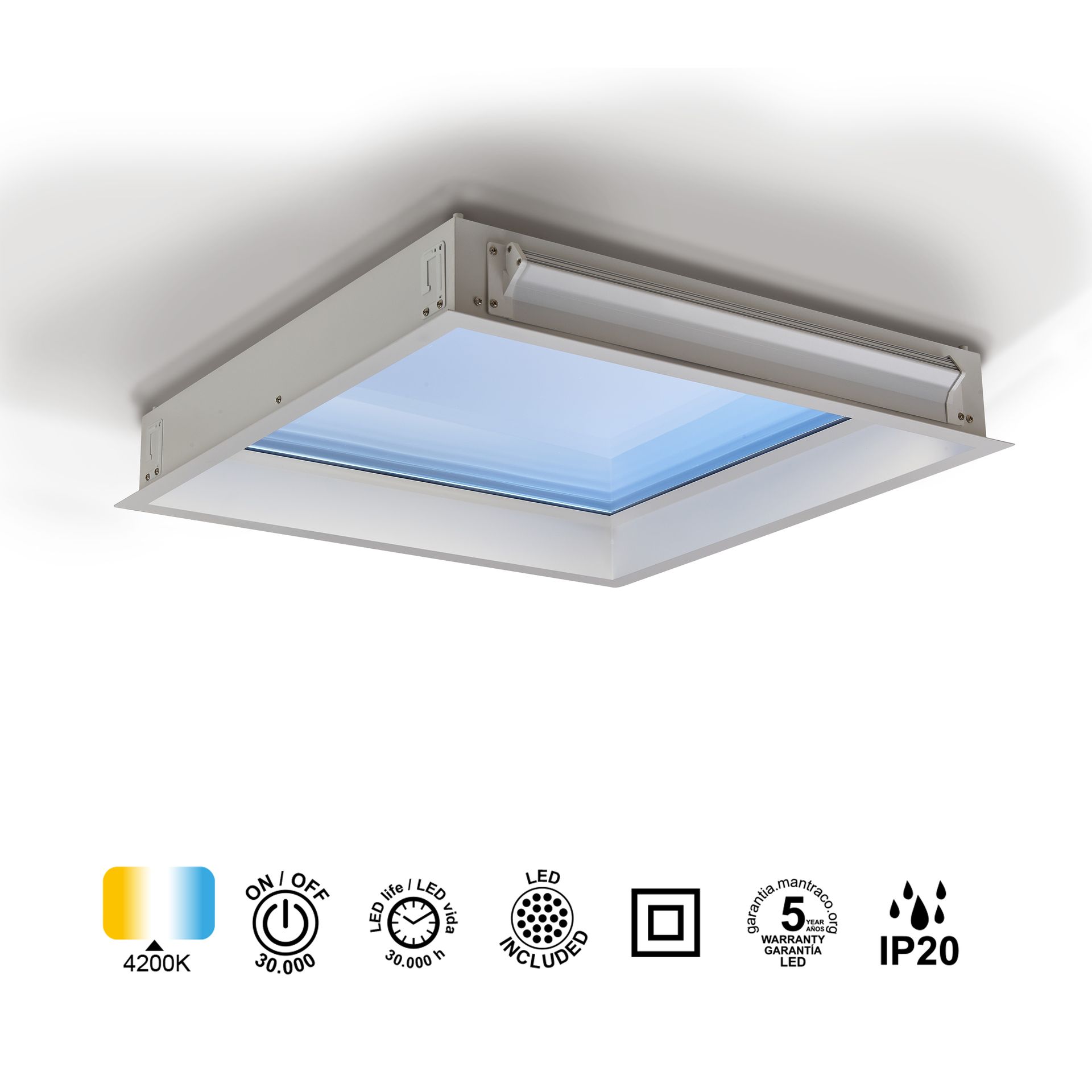 BLUE SKY * RECCESSED LED CEILING 60 x 60