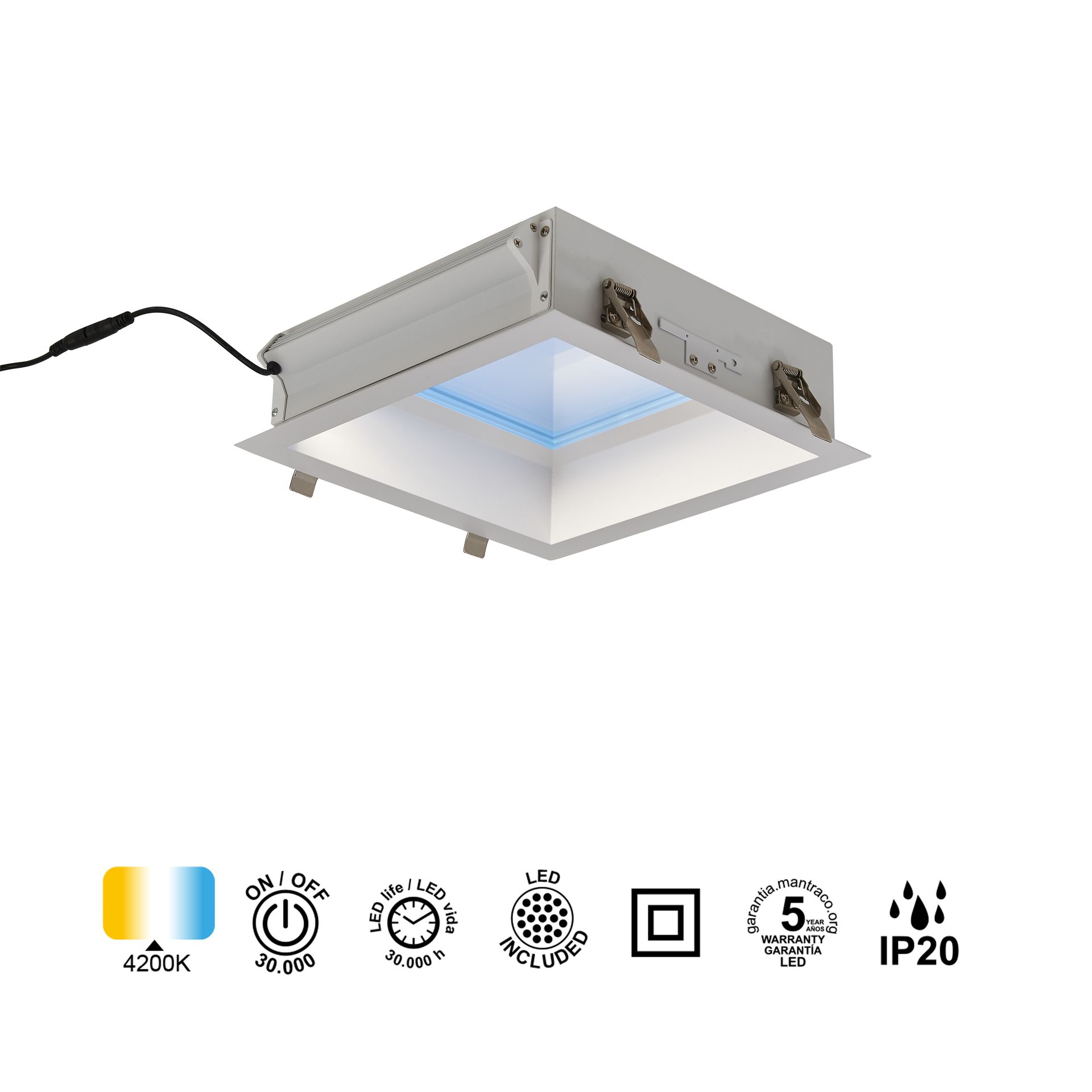 BLUE SKY * RECCESSED LED CEILING 30 x 30