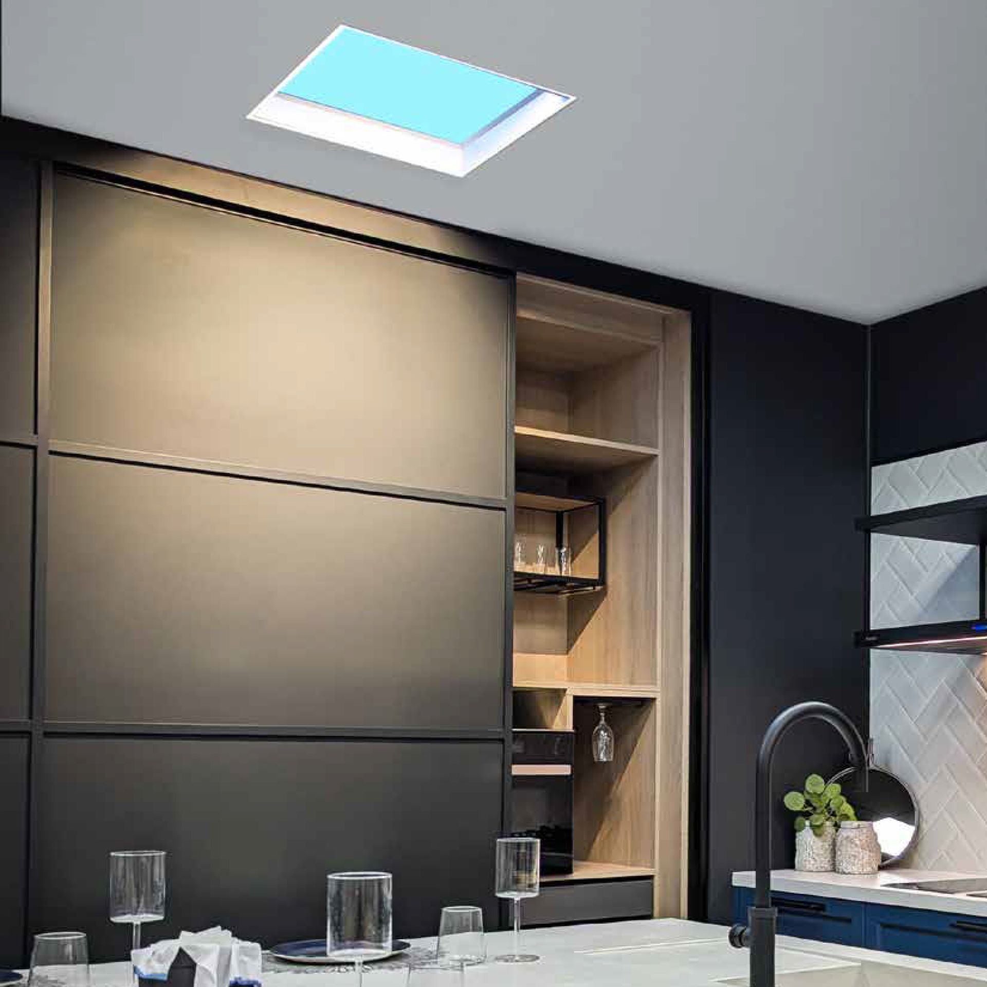 BLUE SKY * RECCESSED LED CEILING 60 x 30