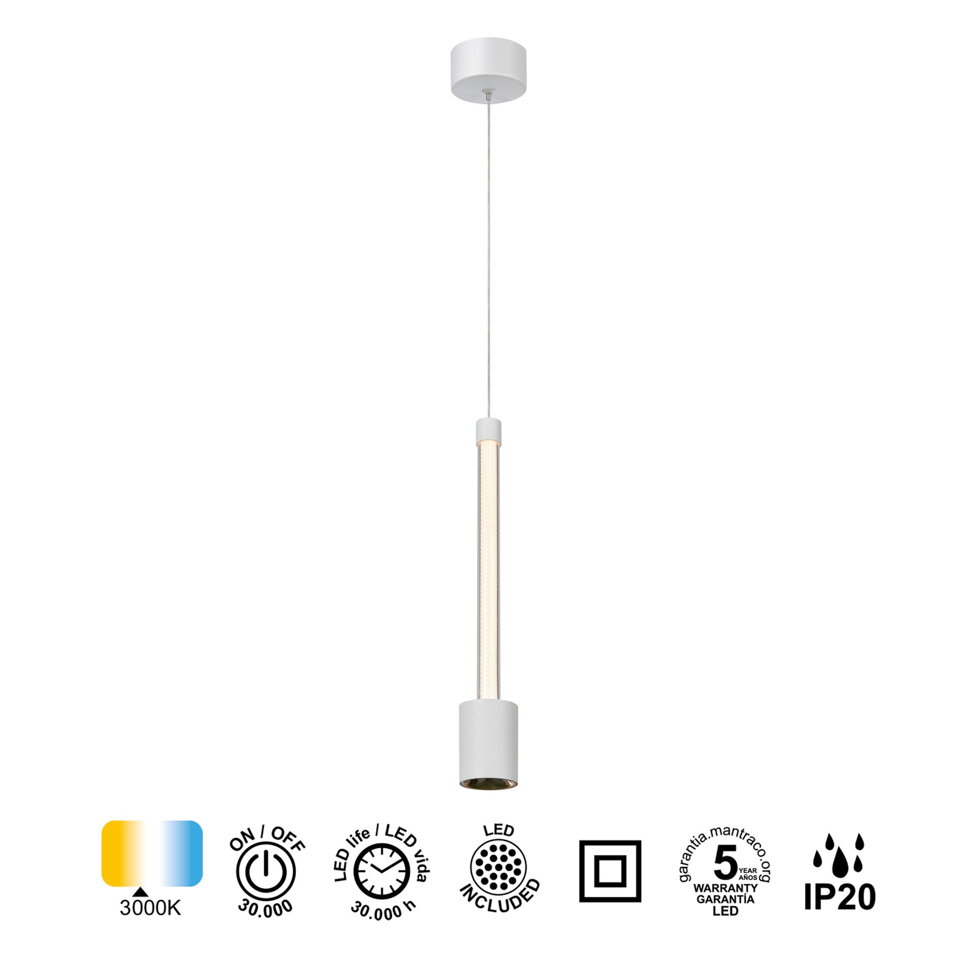 FUGAZ * SOSPESO 1L - BIANCO Sabbia + ORO ROSA