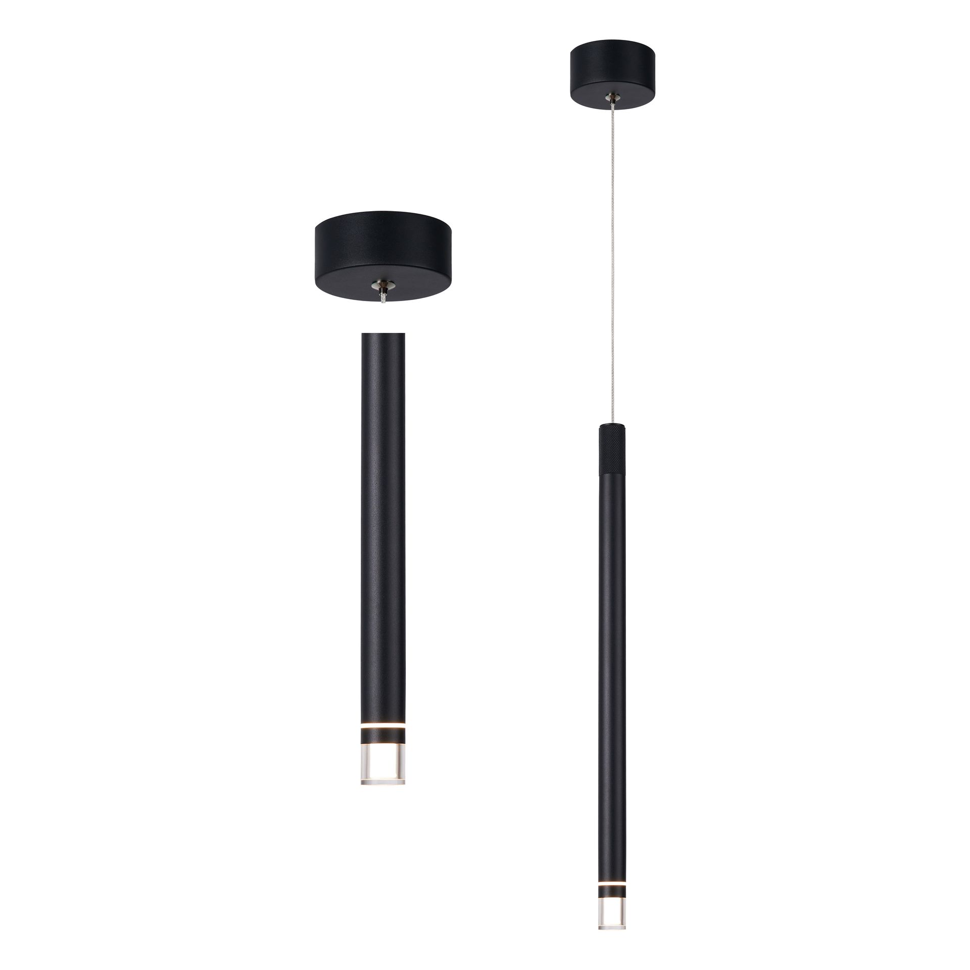 MOANA * SOSPESO 1L LED 7W - NERO Sabbia