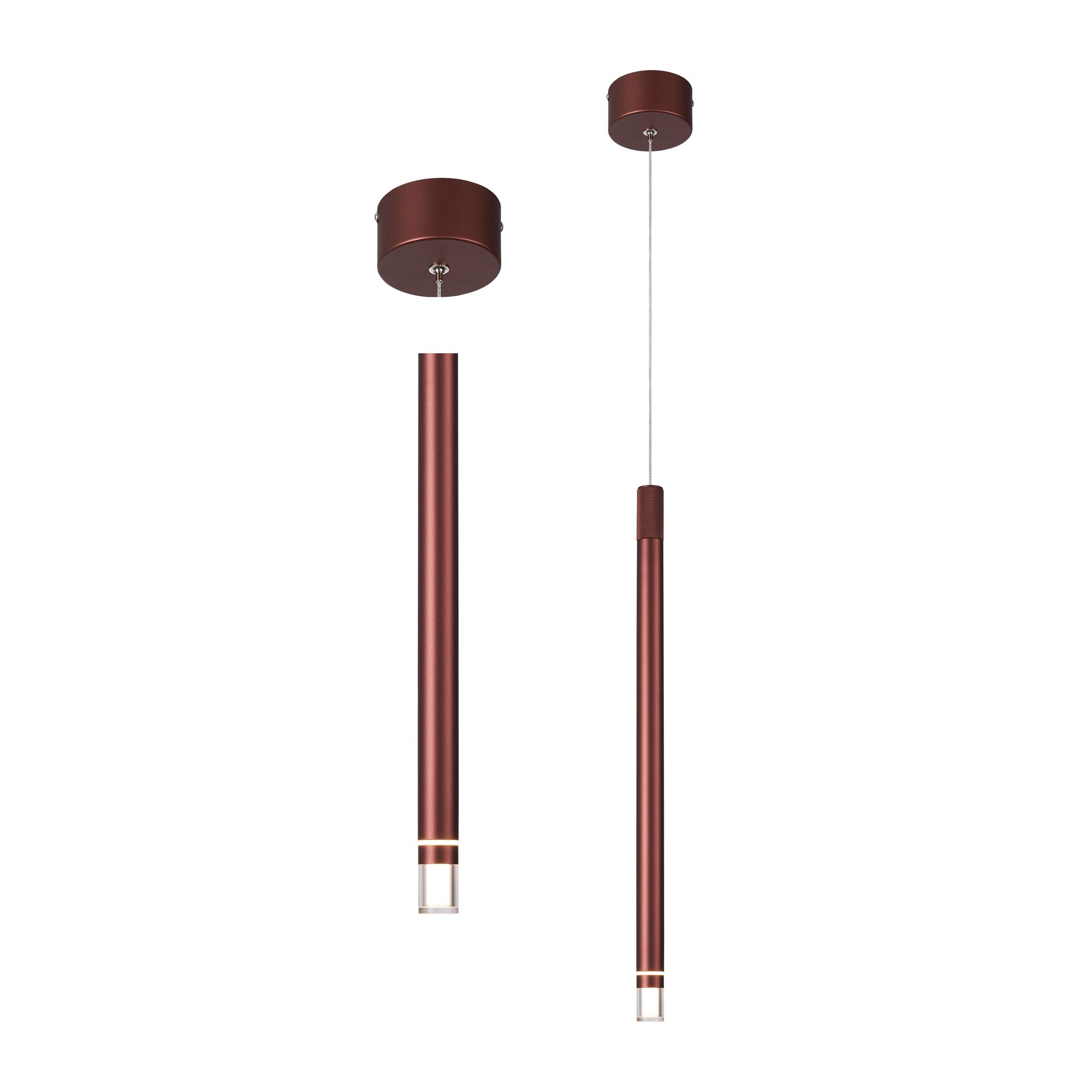 MOANA * COLGANTE 1L LED 7W - ORO ROSA