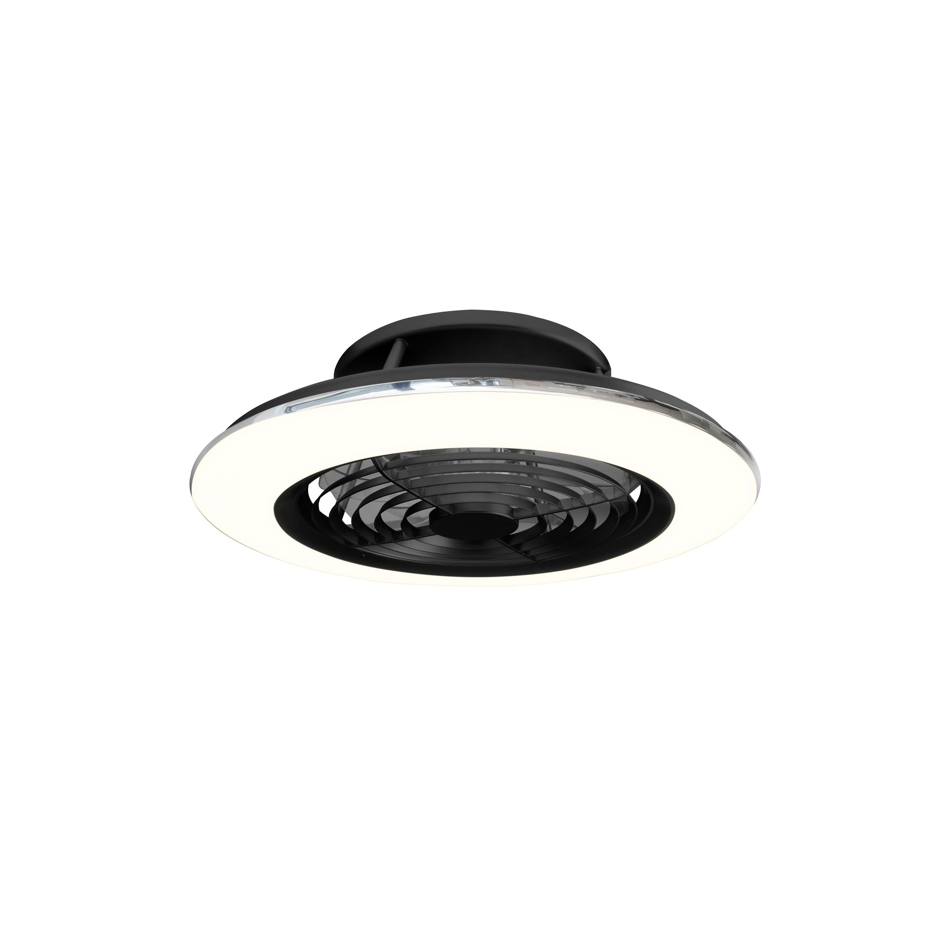 ***OFER/DES*** ALISIO MINI * VENTILATORE NERO LED CON TELECOMANDO