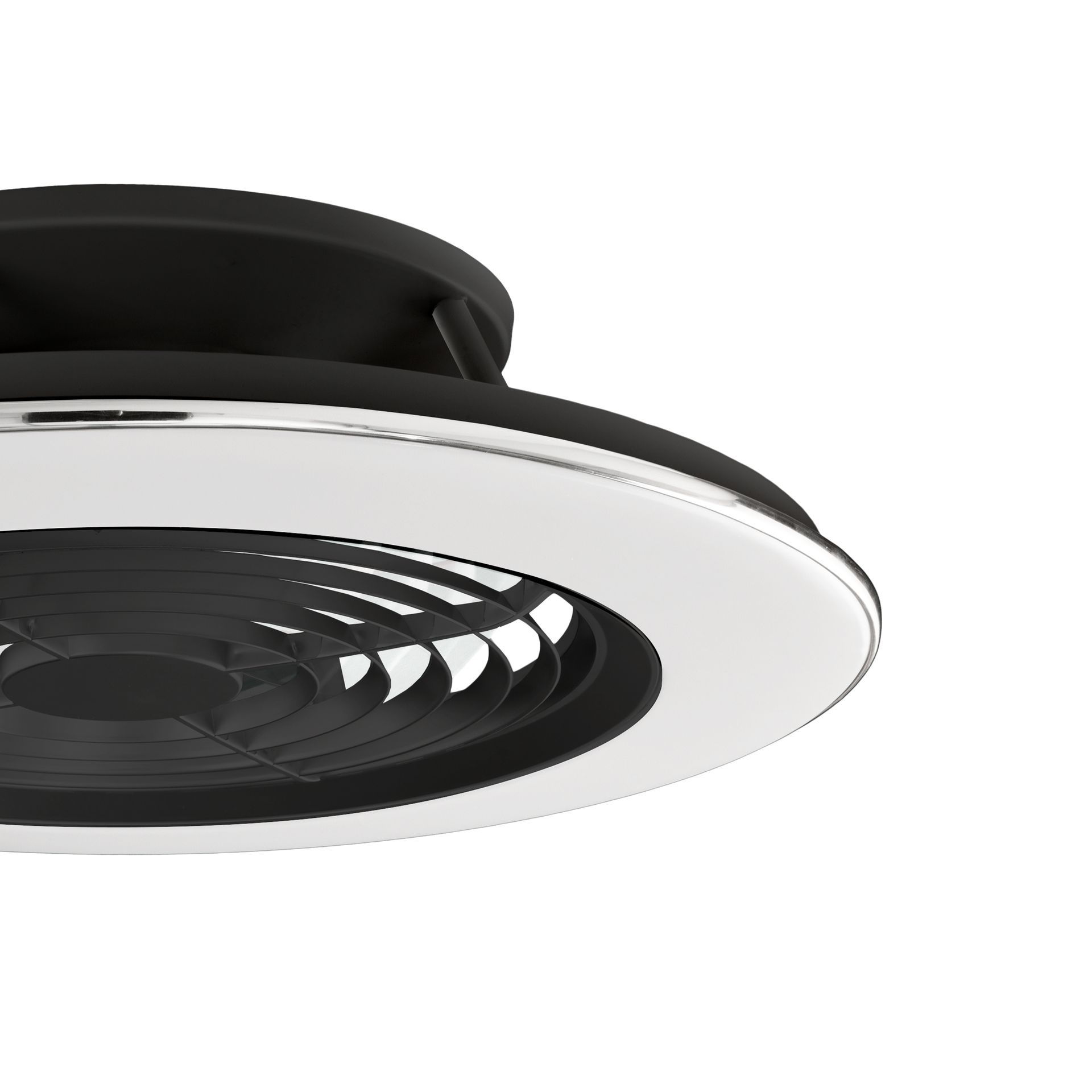 ALISIO XL * VENTILATORE NERO LED CON TELECOMANDO