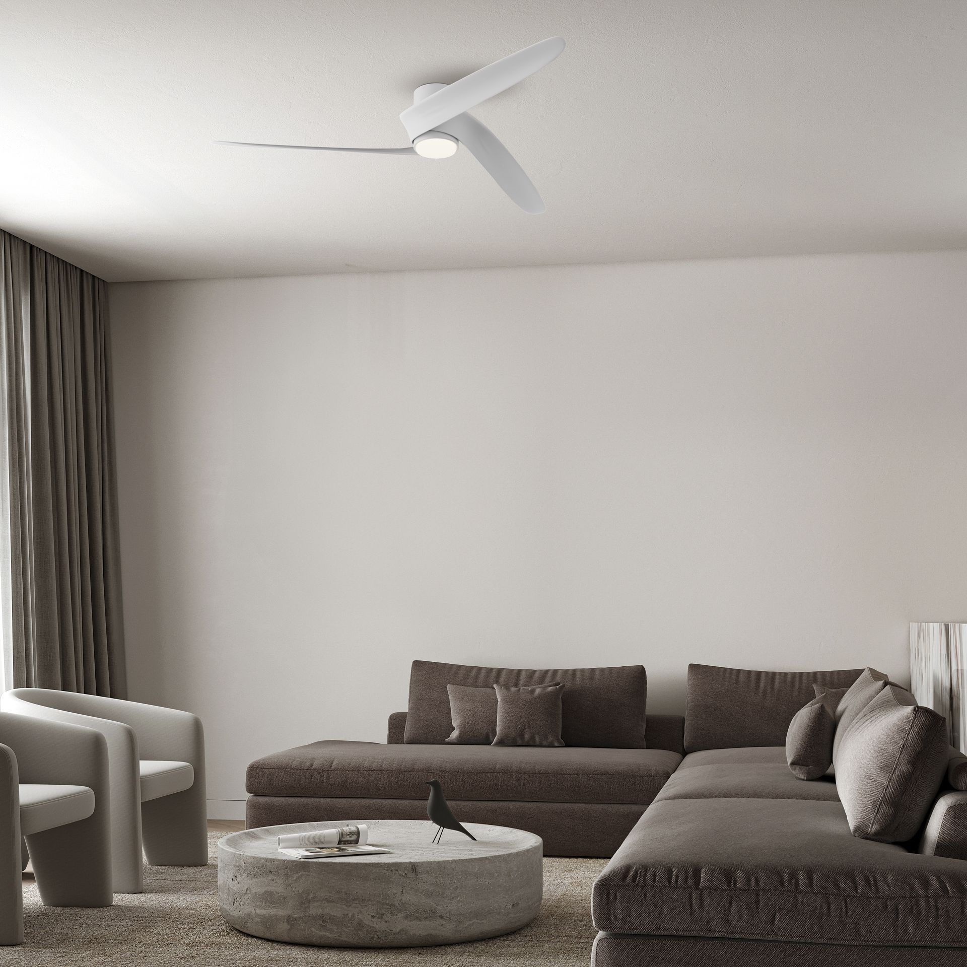 GROENLAND M* LED FAN CEILING WHITE 20W-2700K-5000K *****F*****