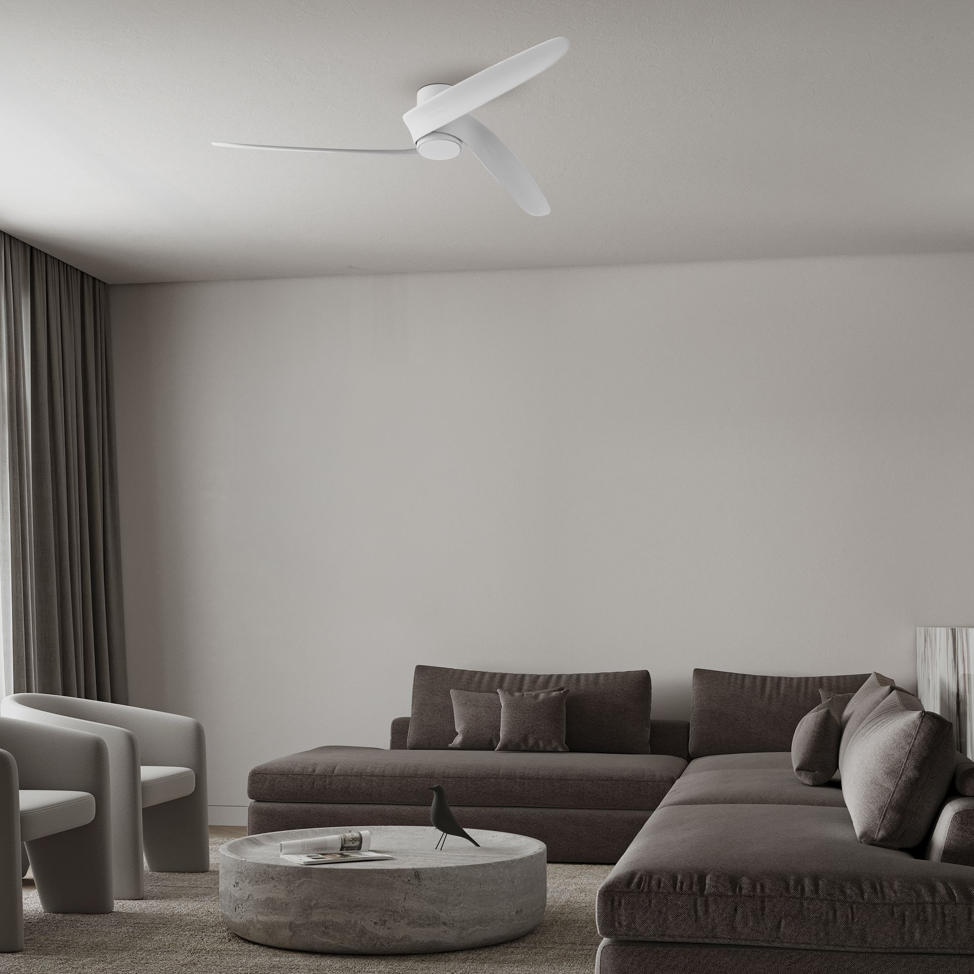 GROENLAND M* LED FAN CEILING WHITE 20W-2700K-5000K *****F*****