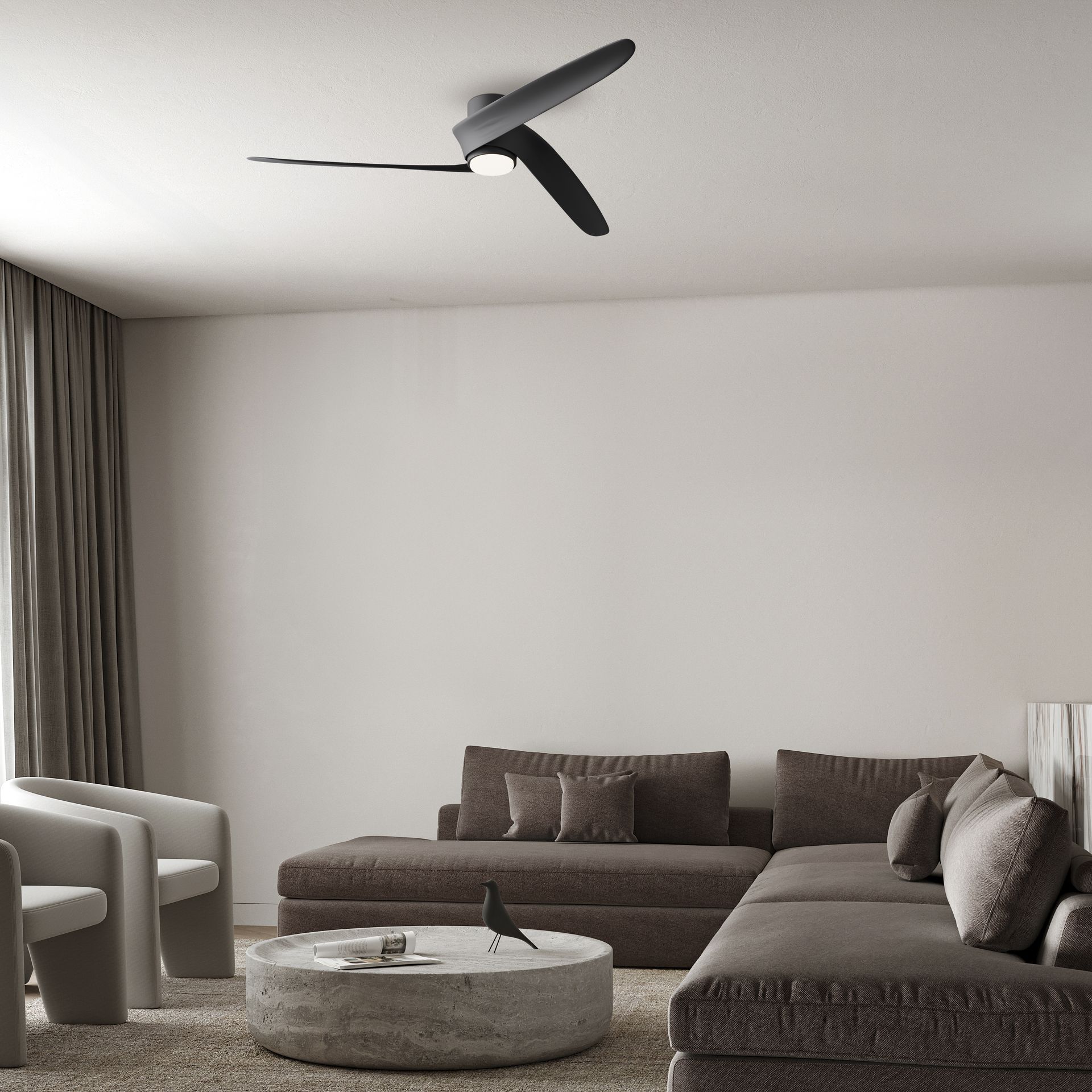 GROENLAND M* VENTILATORE LED 20W-2700K-5000K  ****L****